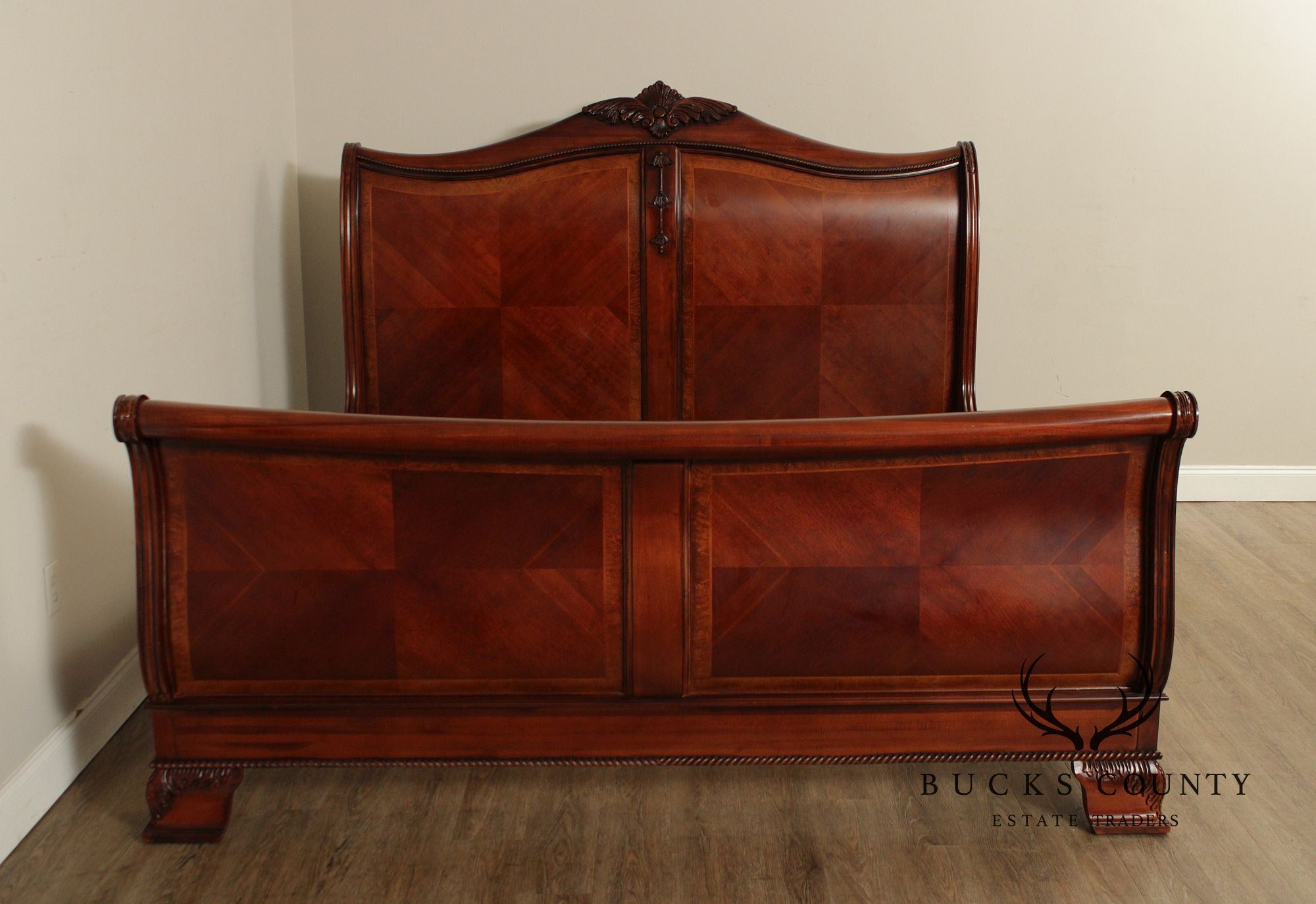 Lexington Mahogany King Sleigh Bed