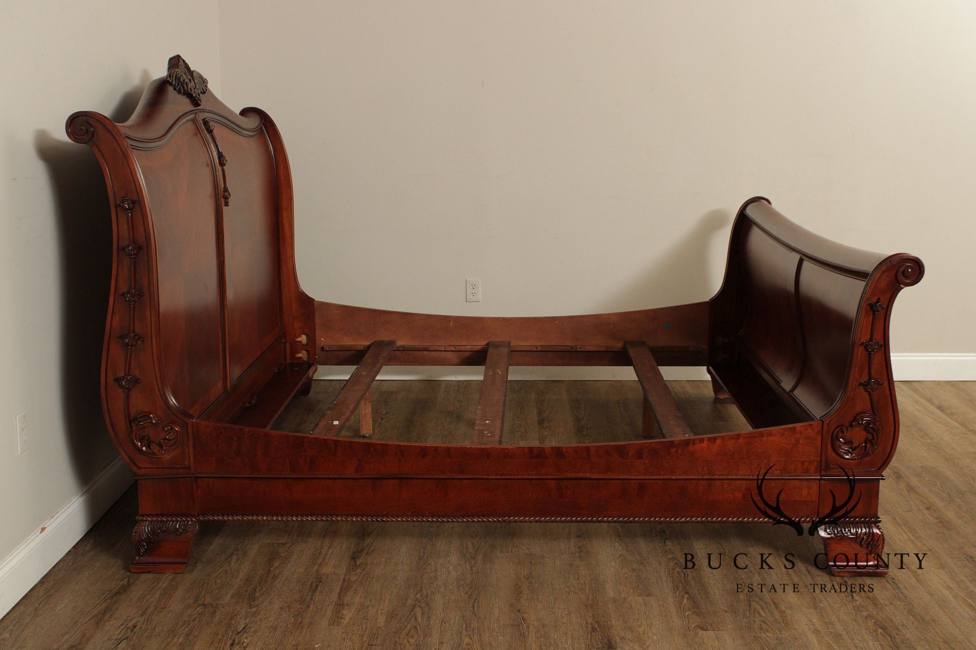 Lexington Mahogany King Sleigh Bed