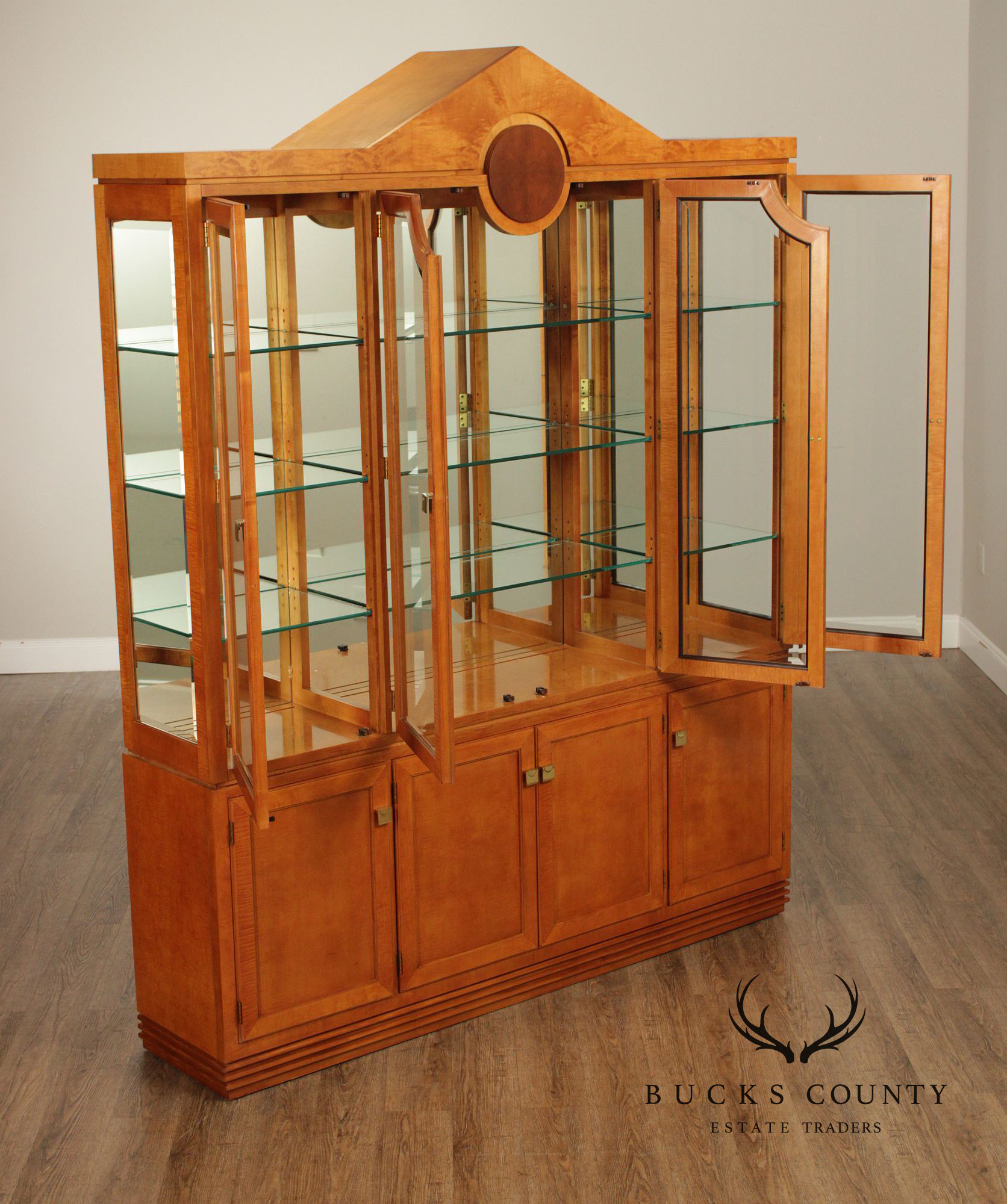 Hickory White Genesis Collection Maple China Cabinet