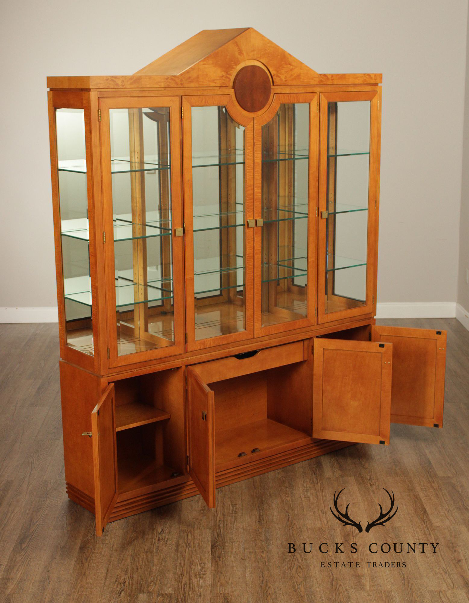 Hickory White Genesis Collection Maple China Cabinet