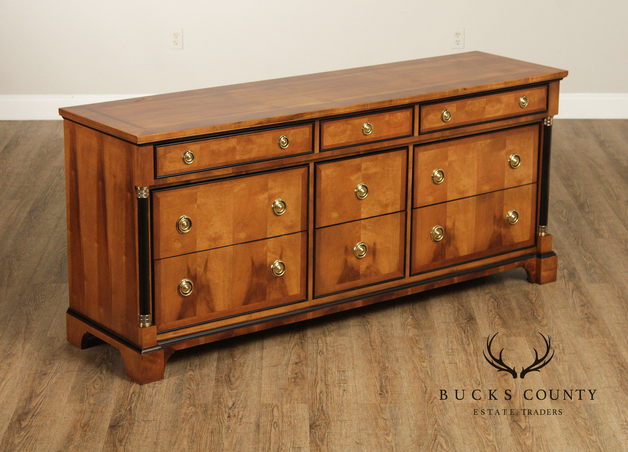 Century Furniture Empire Style Triple Dresser