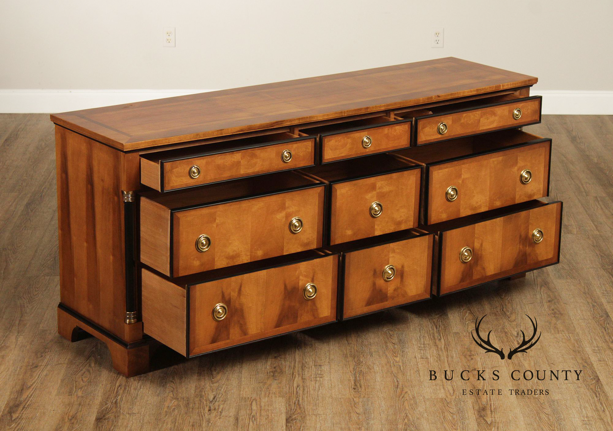 Century Furniture Empire Style Triple Dresser