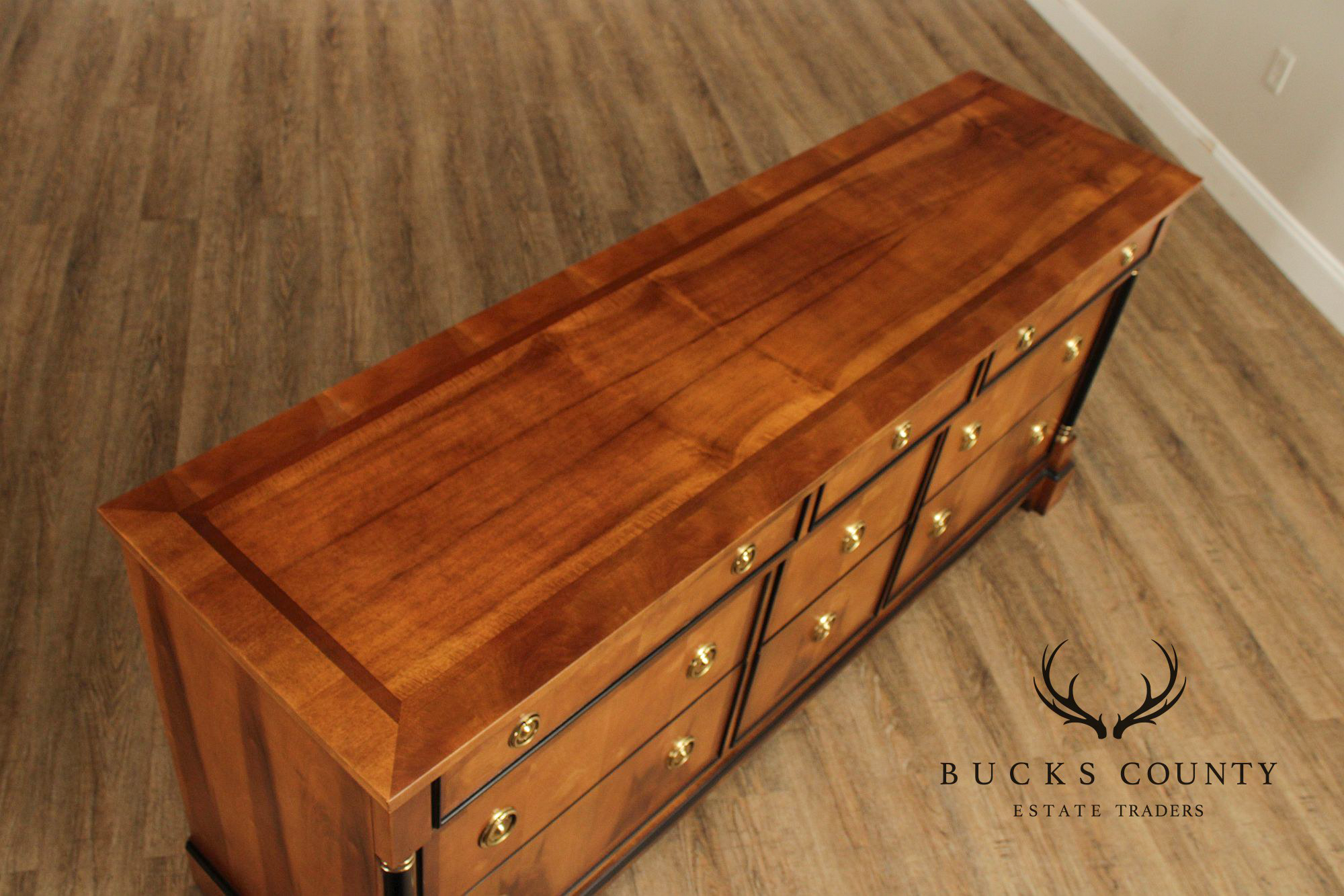 Century Furniture Empire Style Triple Dresser