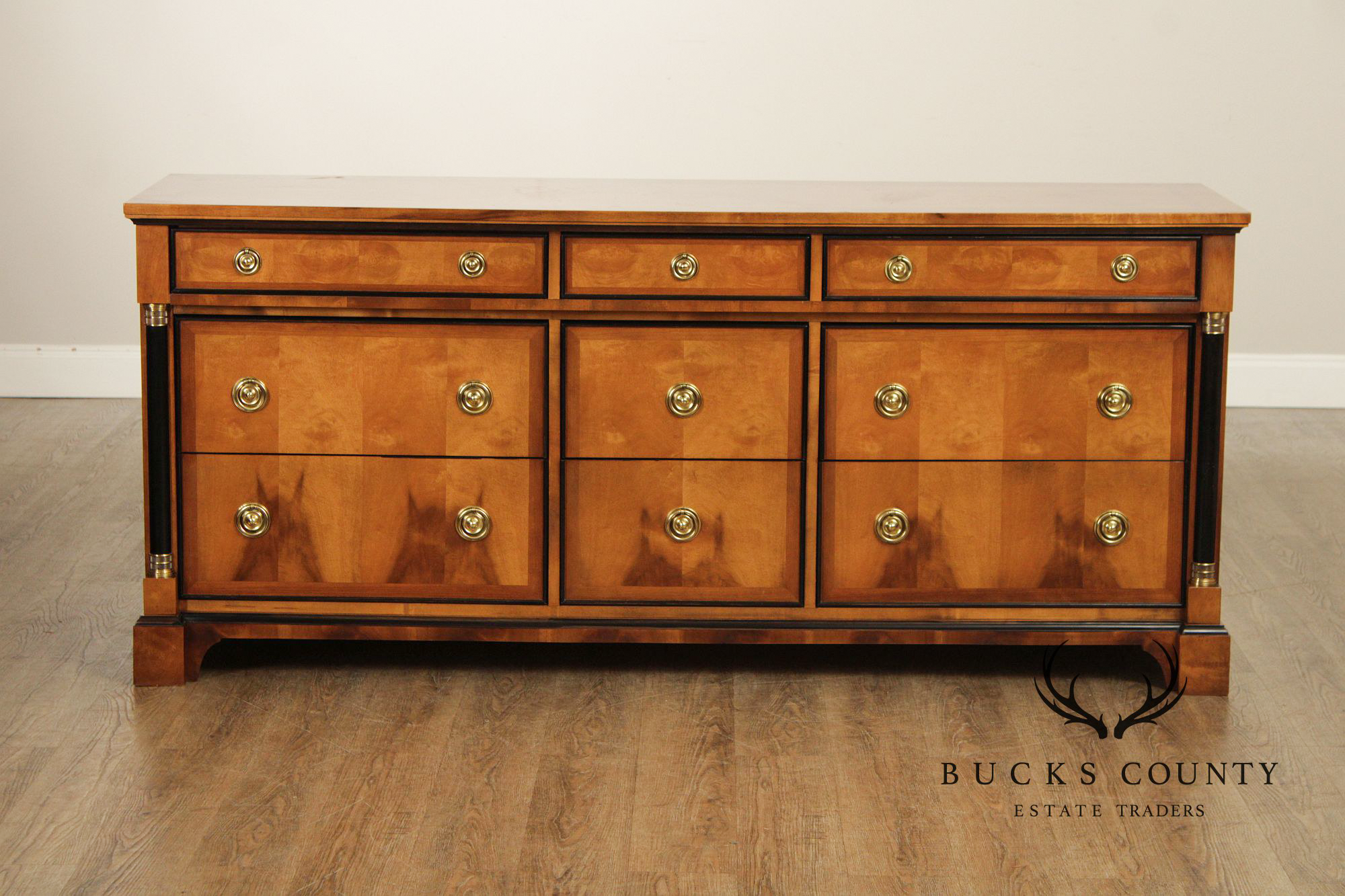Century Furniture Empire Style Triple Dresser
