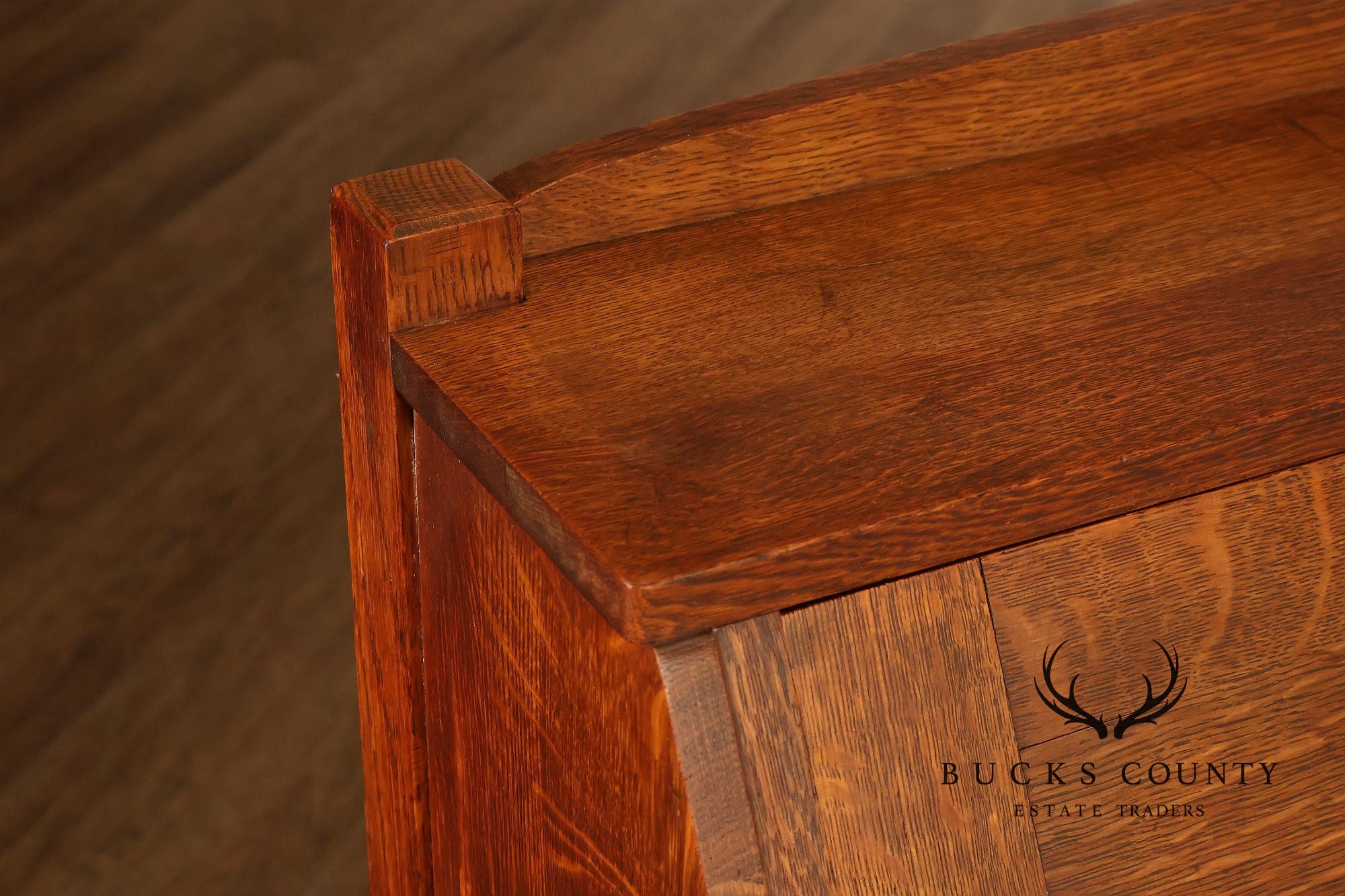 Limbert Arts And Crafts Antique Oak Slant Drop Front Writing Desk
