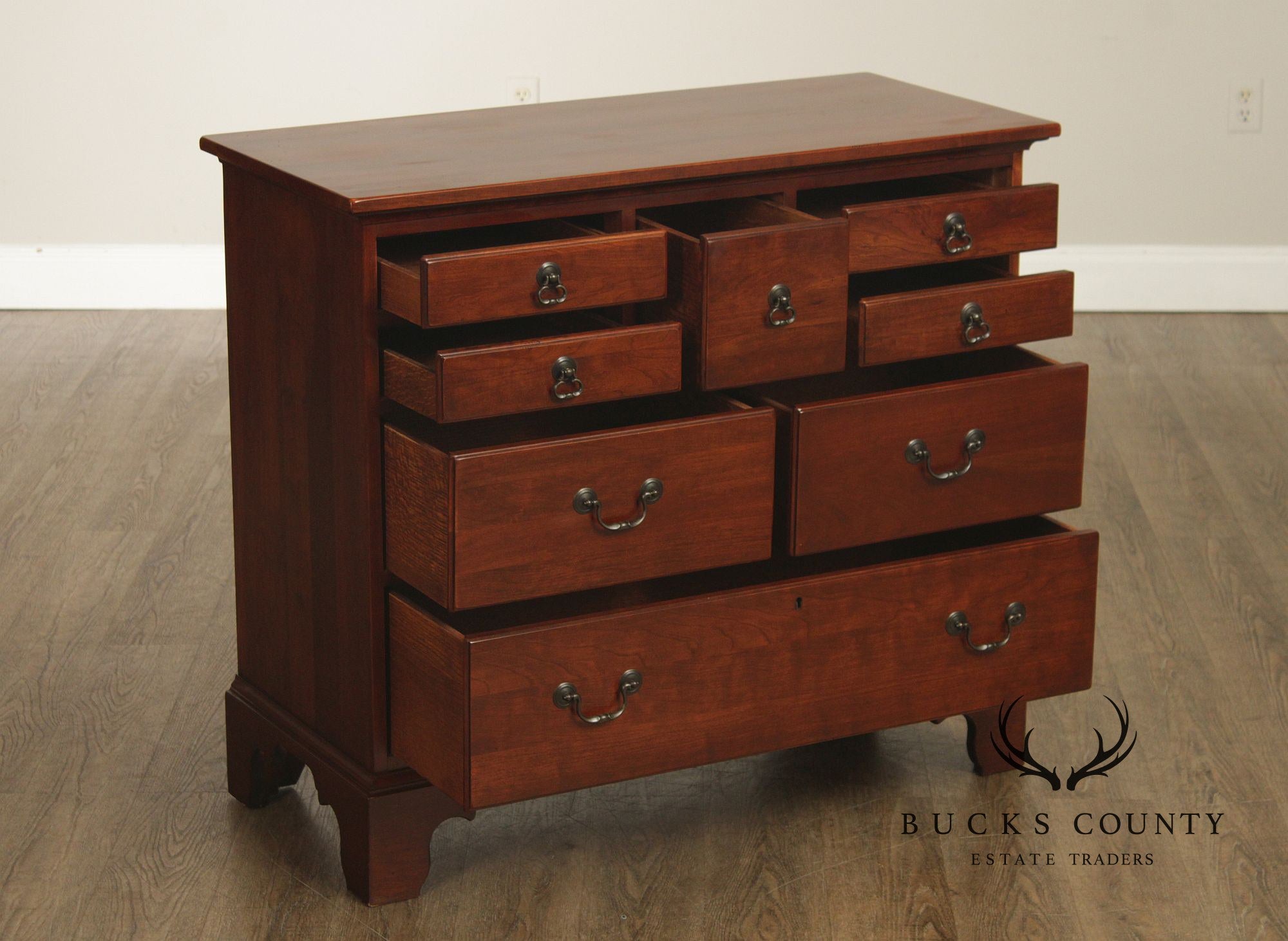 Lexington Bob Timberlake Pair Of Cherry Chippendale Style Chest Of Drawers
