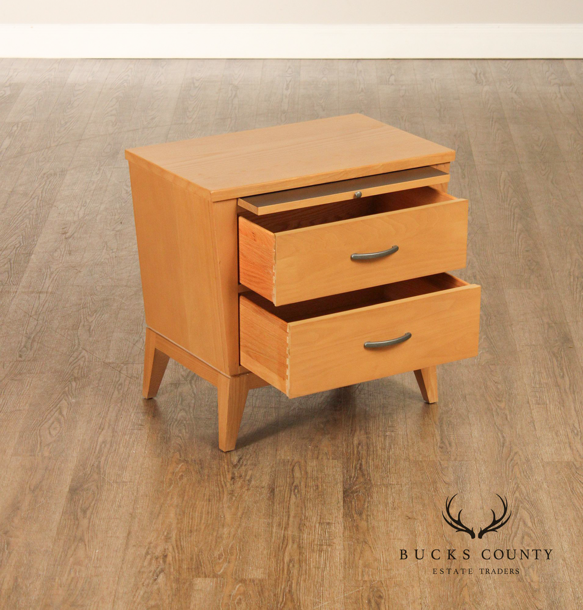 Ethan Allen Horizon Collection Pair Of Two Drawer Nightstands