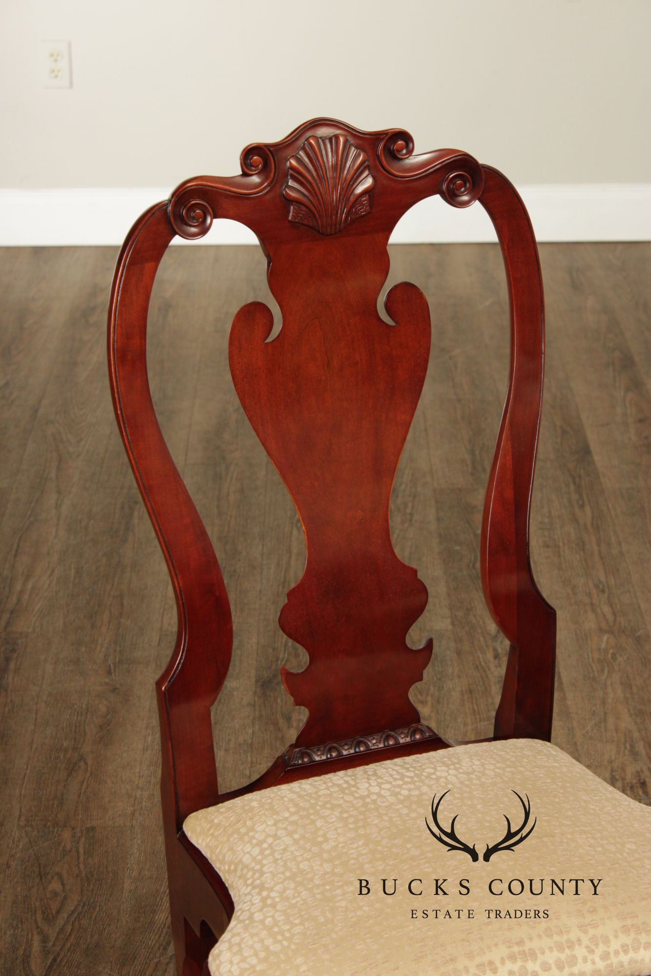 Kindel Winterthur Reproduction Set of Ten Mahogany Dining Chairs
