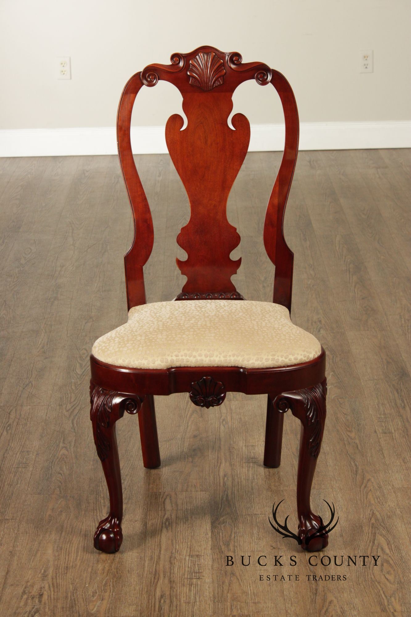 Kindel Winterthur Reproduction Set of Ten Mahogany Dining Chairs