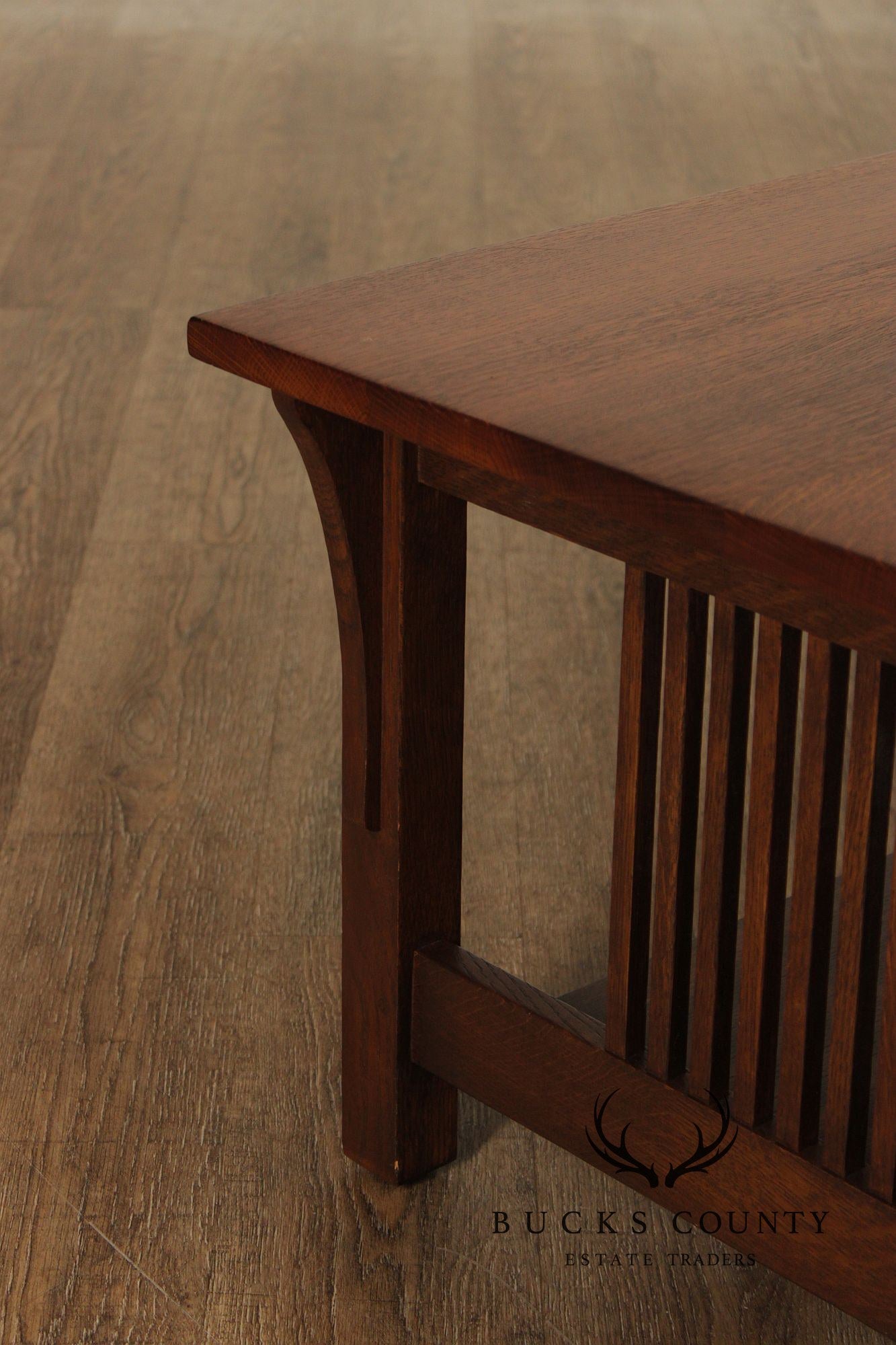 Stickley Mission Collection Oak Cocktail Table