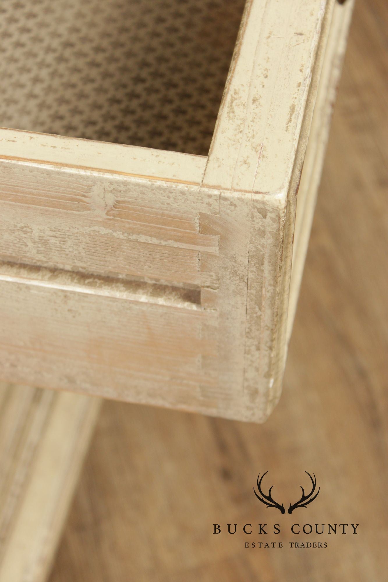 Arhaus Pair Of Handcrafted Italian Painted Three-Drawer Nightstands