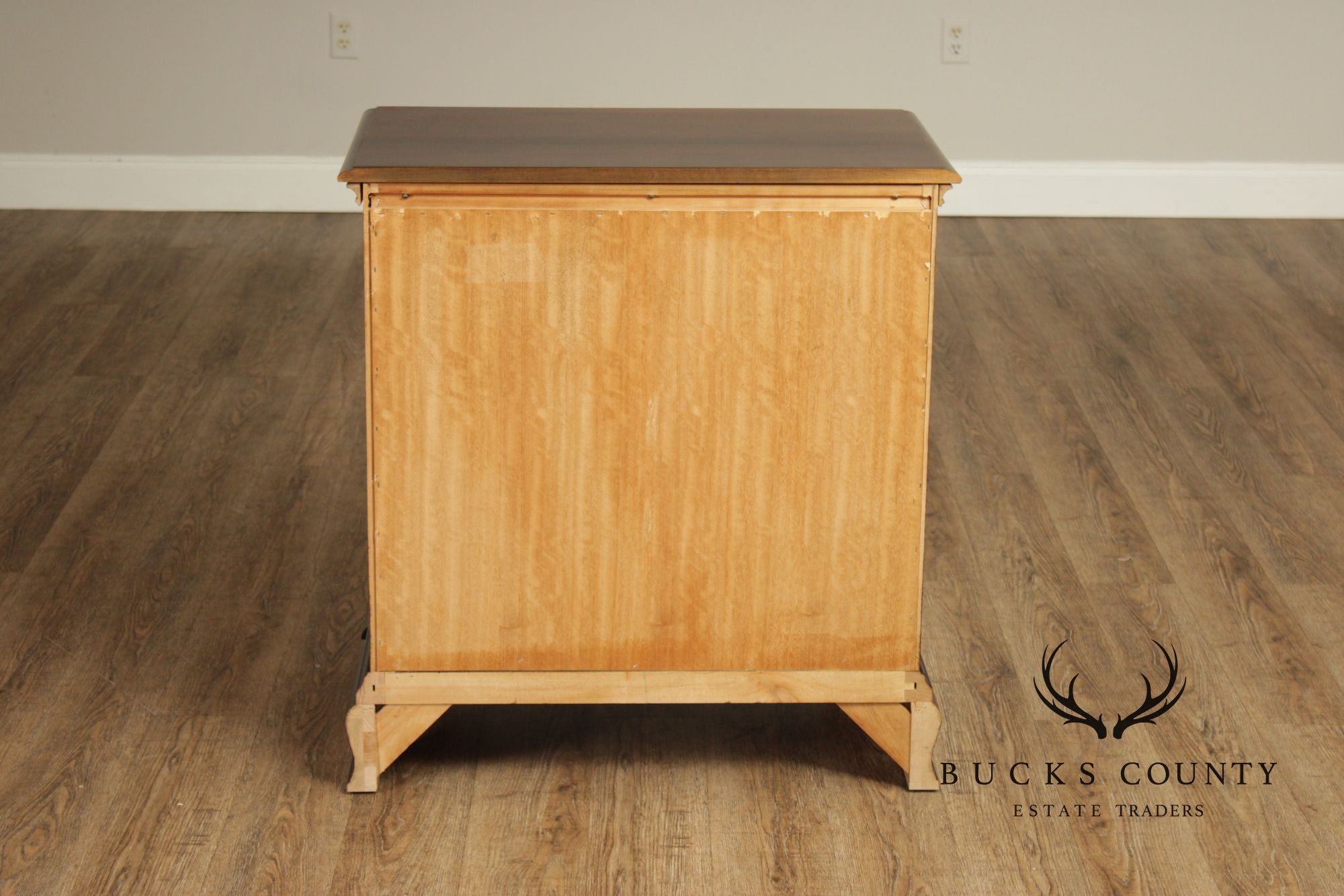 Kincaid Chippendale Style Pair of Cherry Chest Nightstands