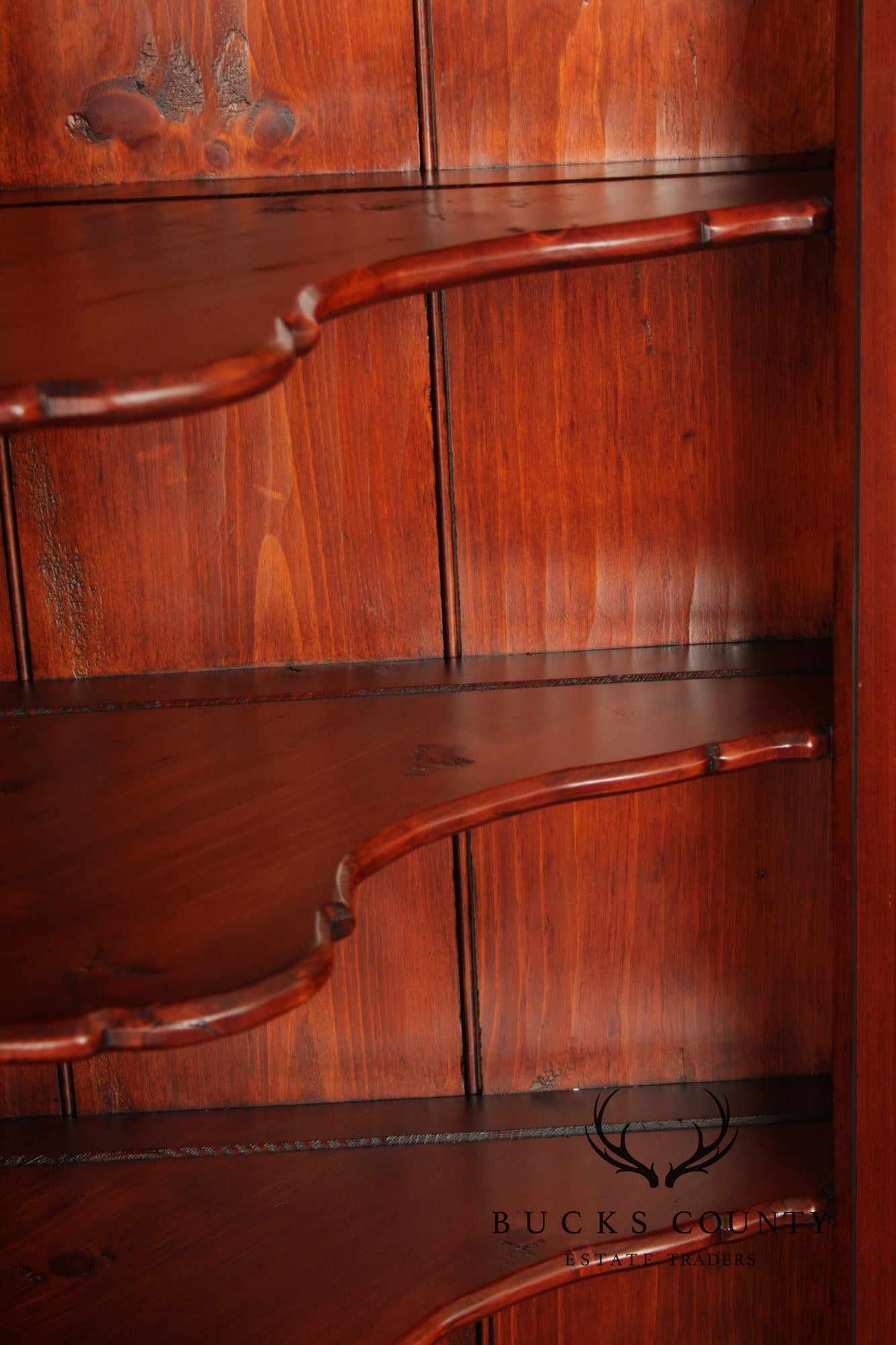 William Draper Custom Pine Corner Cabinetc