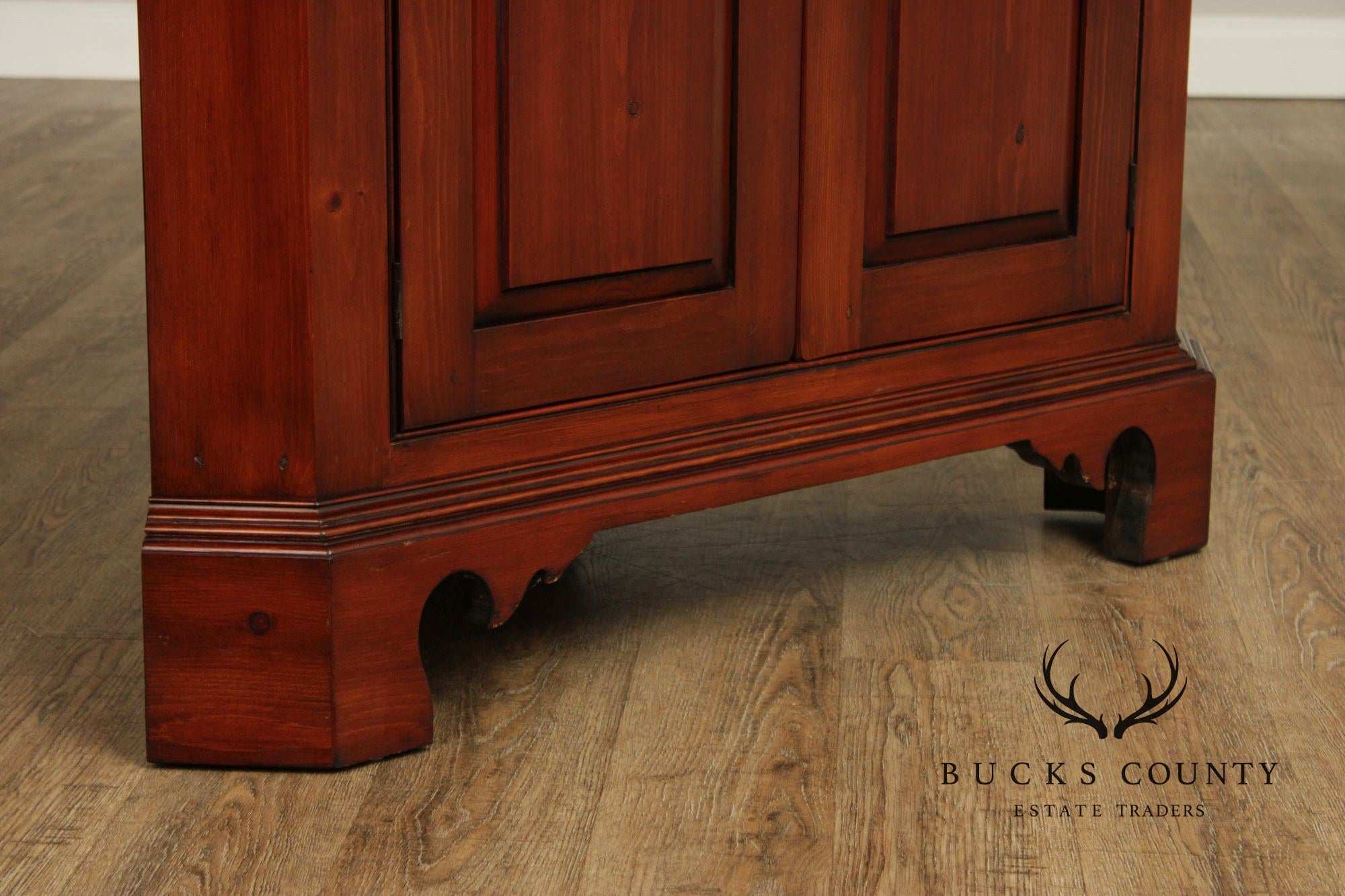 William Draper Custom Pine Corner Cabinetc
