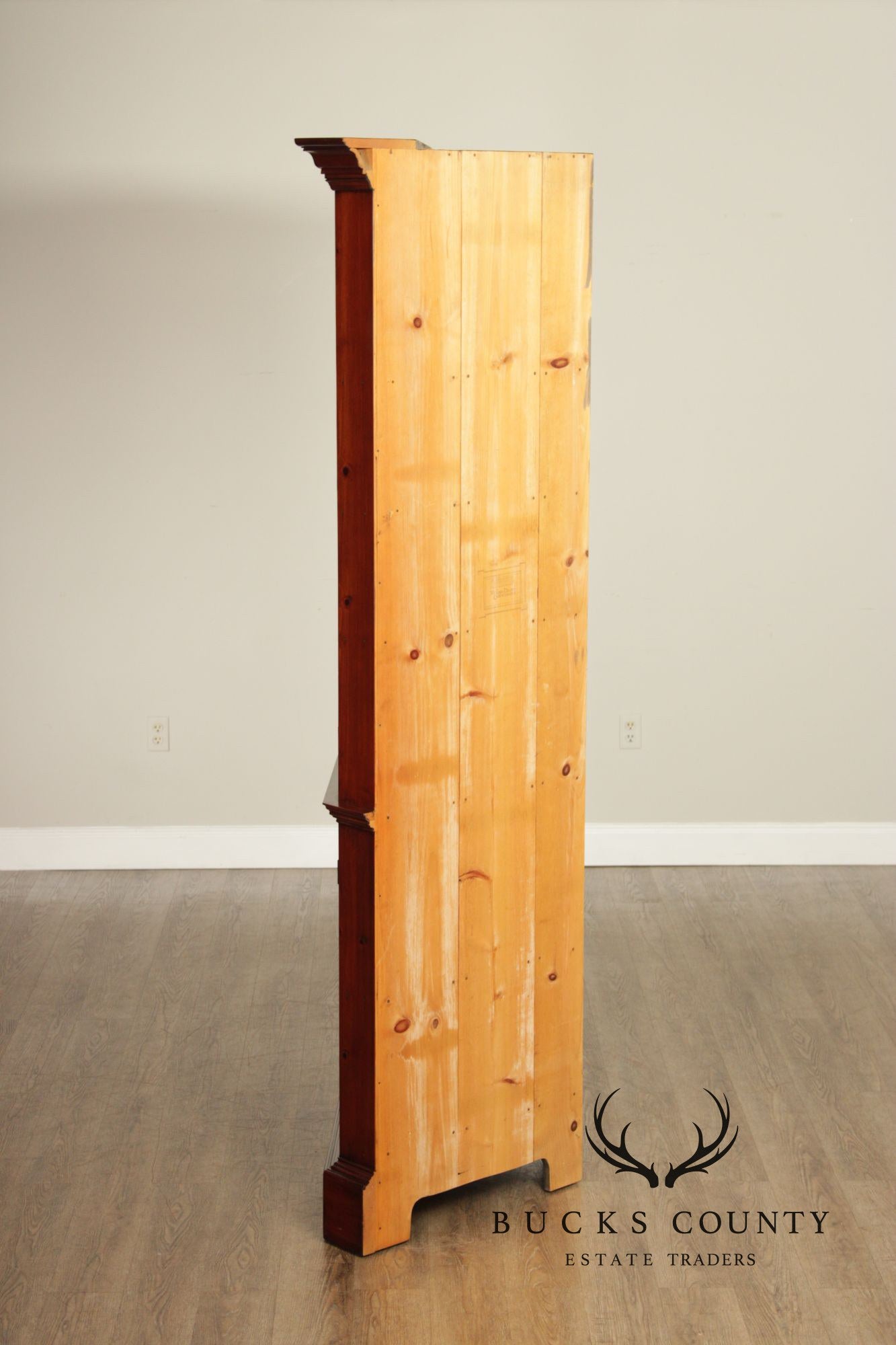 William Draper Custom Pine Corner Cabinetc
