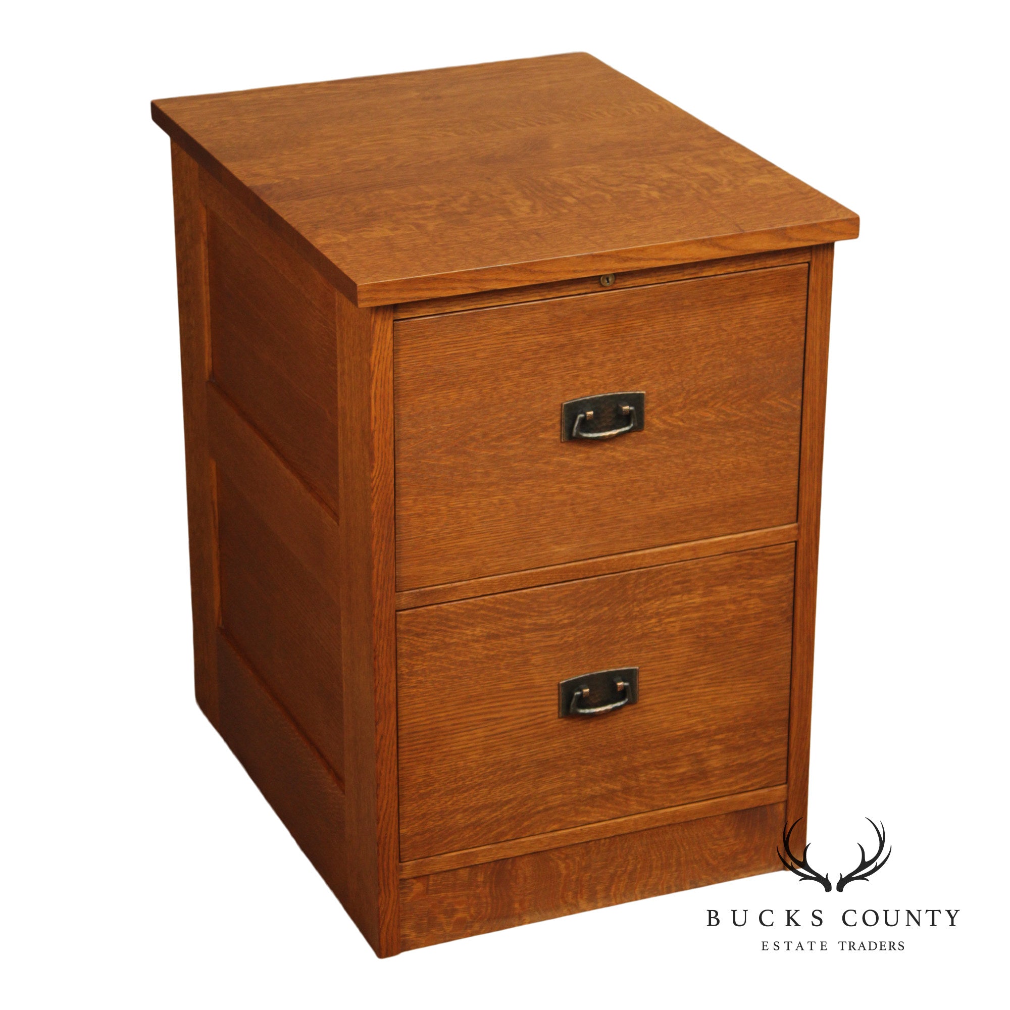 Stickley Mission Collection Oak Two Drawer File Cabinet