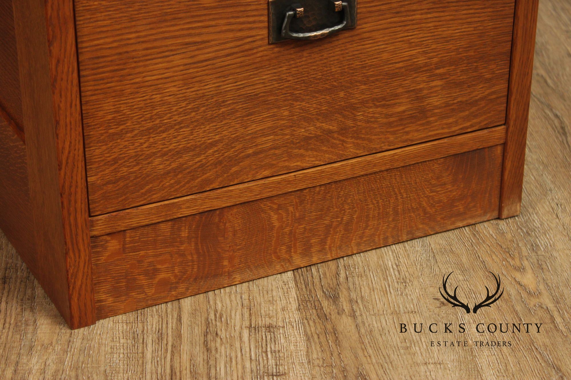 Stickley Mission Collection Oak Two Drawer File Cabinet