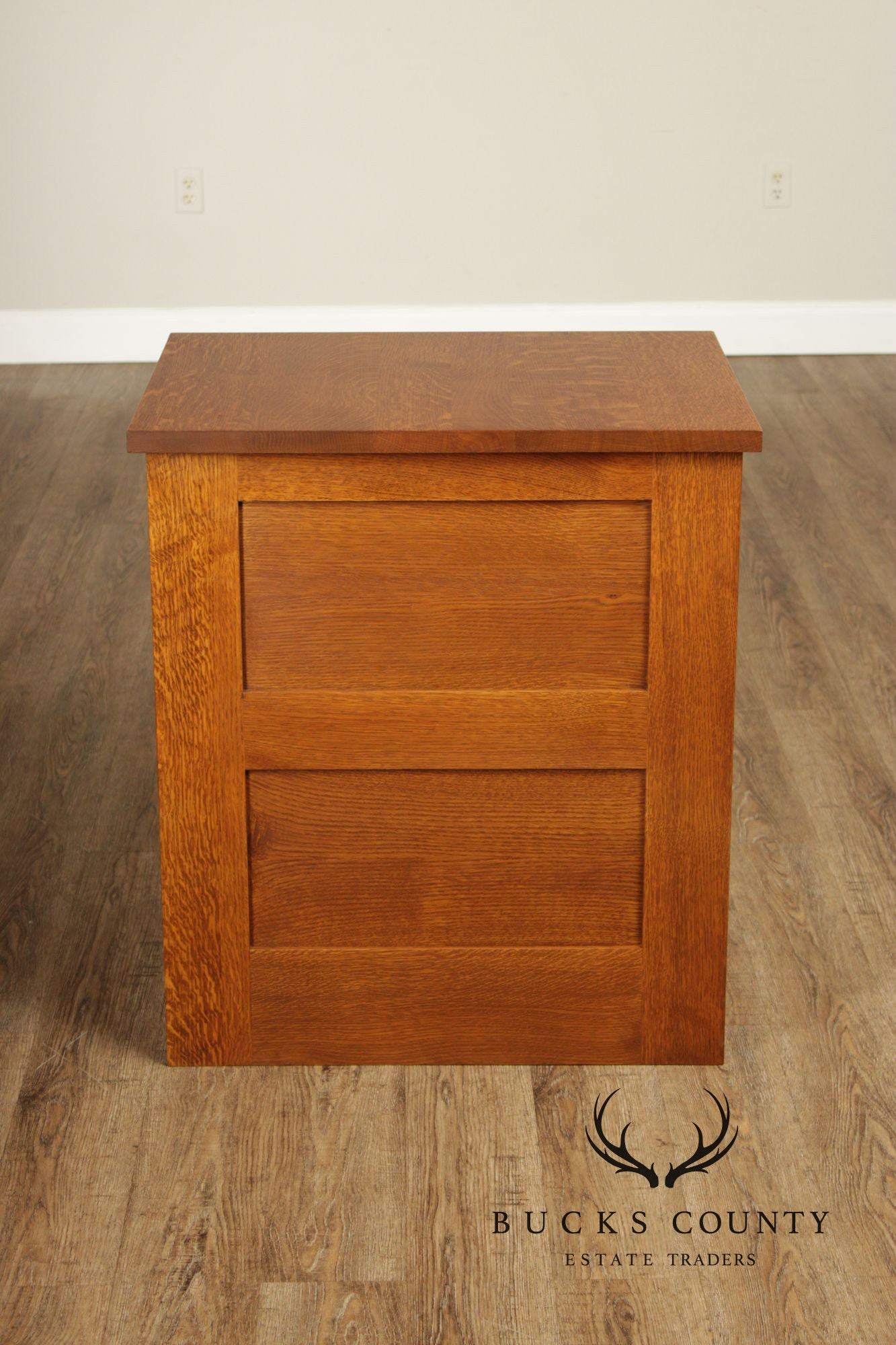 Stickley Mission Collection Oak Two Drawer File Cabinet