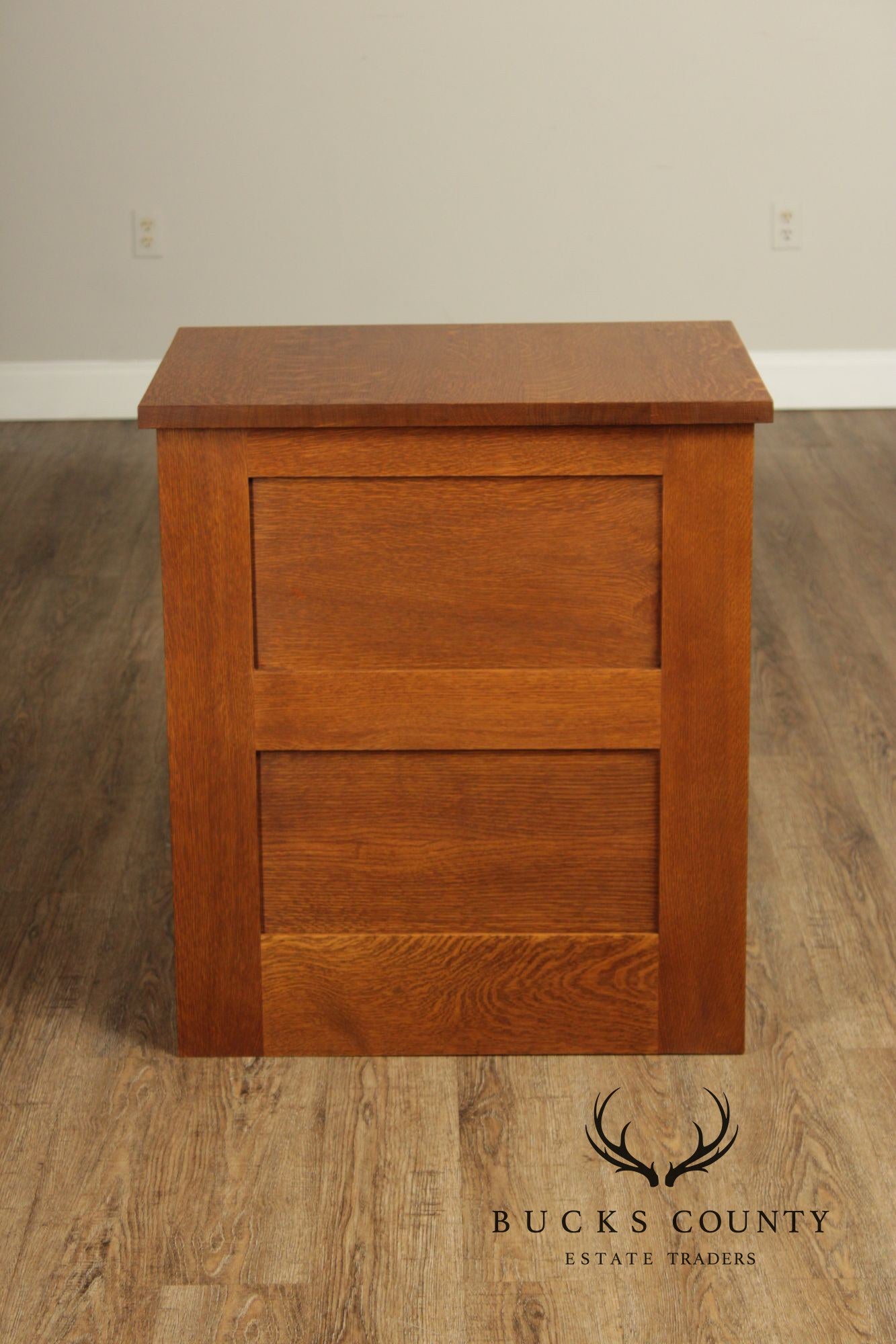 Stickley Mission Collection Oak Two Drawer File Cabinet