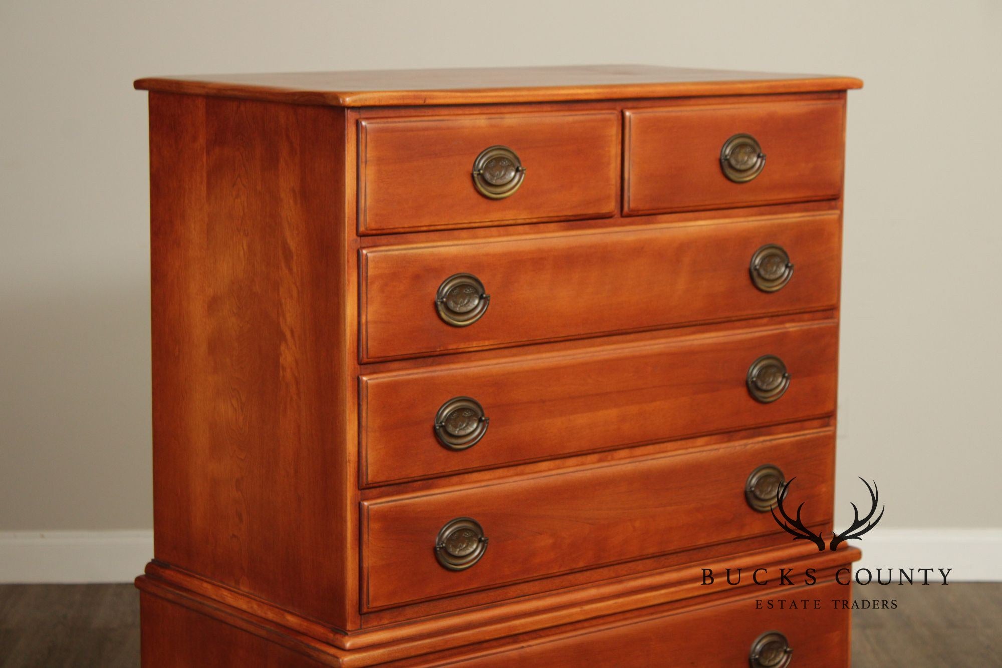 Cushman Colonial Creation Vintage Maple High Chest