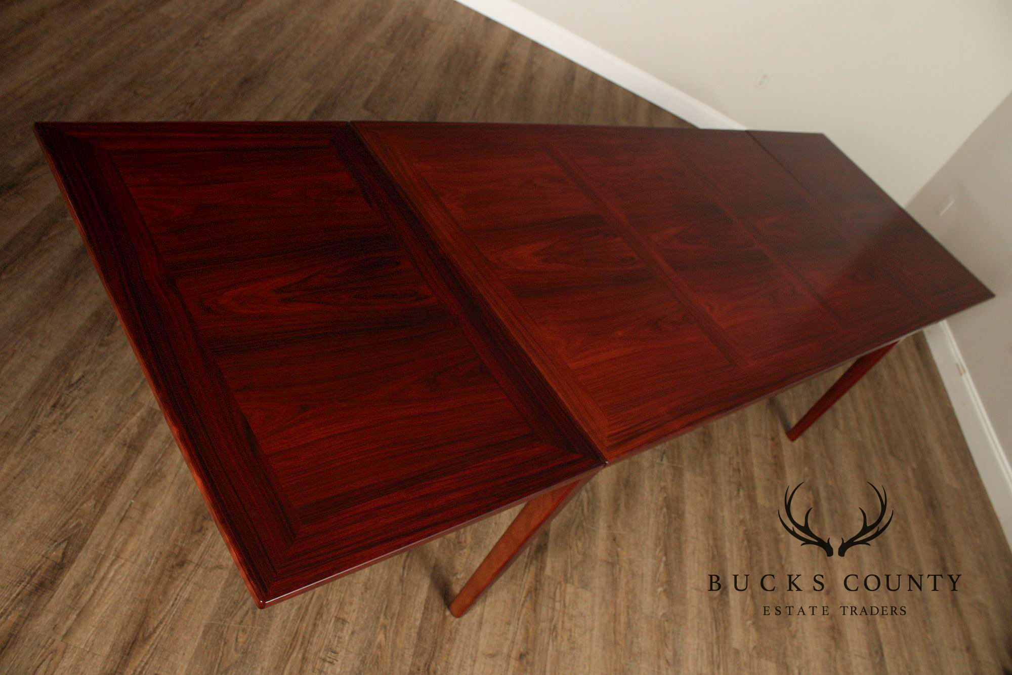 Skovby Danish Modern Rosewood Expandable Dining Table