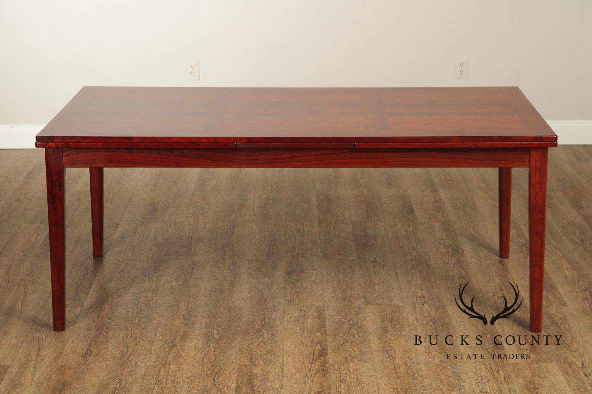 Skovby Danish Modern Rosewood Expandable Dining Table