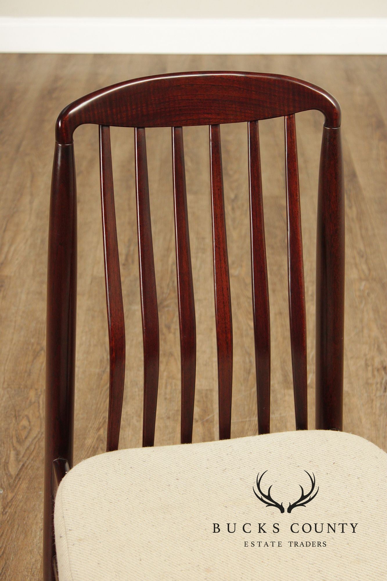 Benny Linden Danish Modern Style Set of Twelve Rosewood Dining Chairs