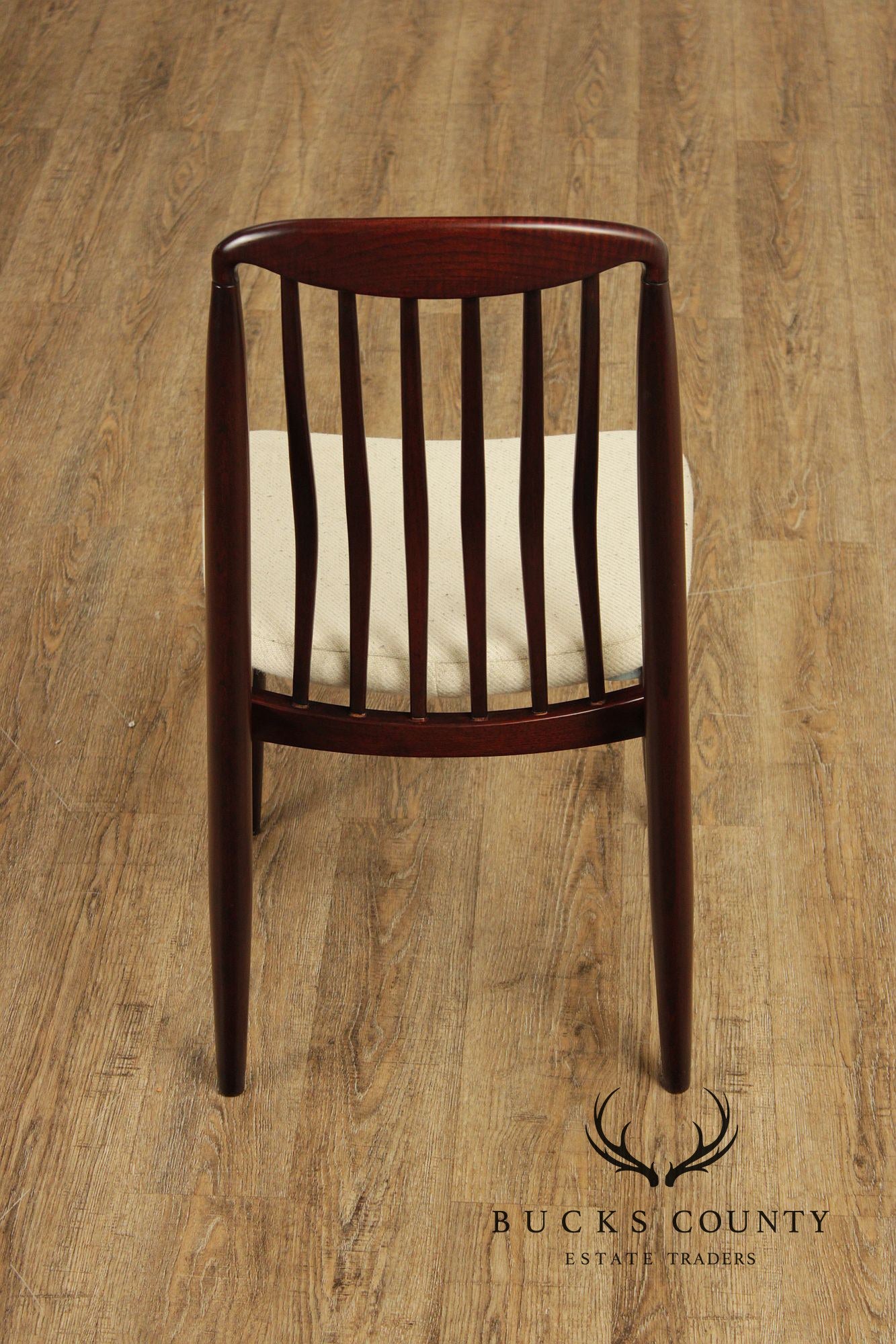 Benny Linden Danish Modern Style Set of Twelve Rosewood Dining Chairs