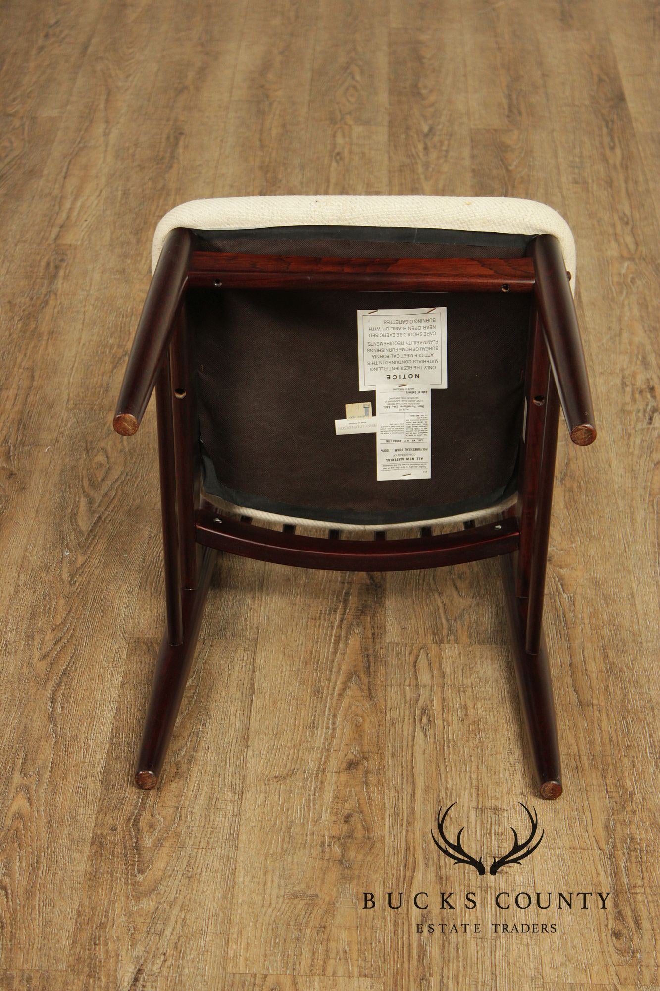 Benny Linden Danish Modern Style Set of Twelve Rosewood Dining Chairs
