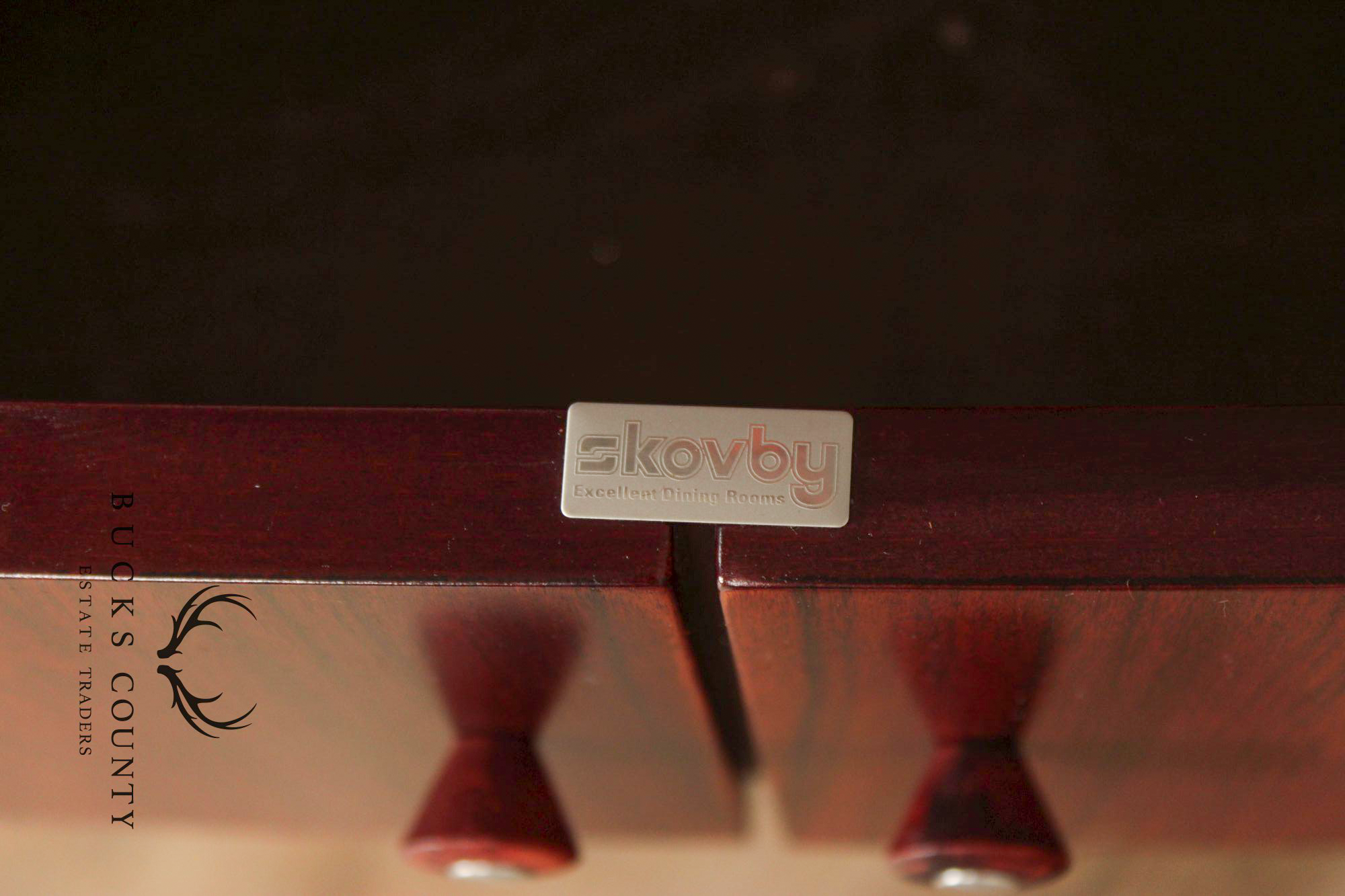 Skovby Danish Modern Rosewood China Cabinet Sideboard