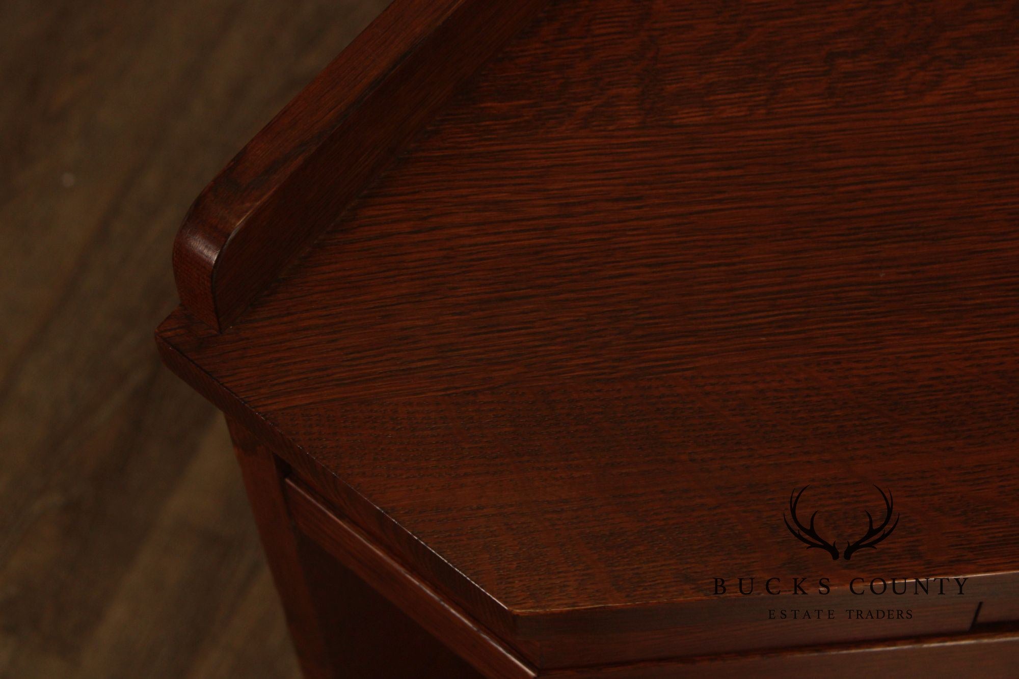 Stickley Mission Collection Oak Corner Console Table