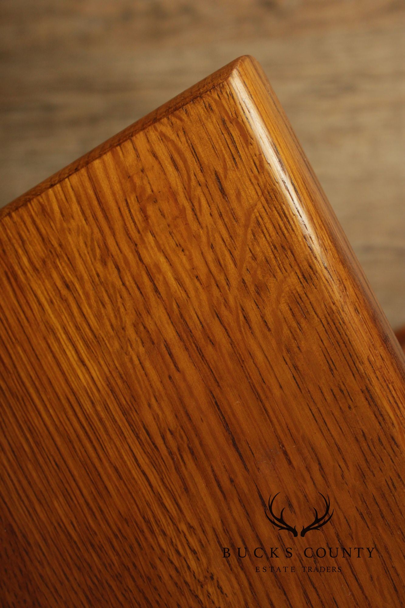 Stickley Mission Collection Inlaid Oak Tiered Occasional Table