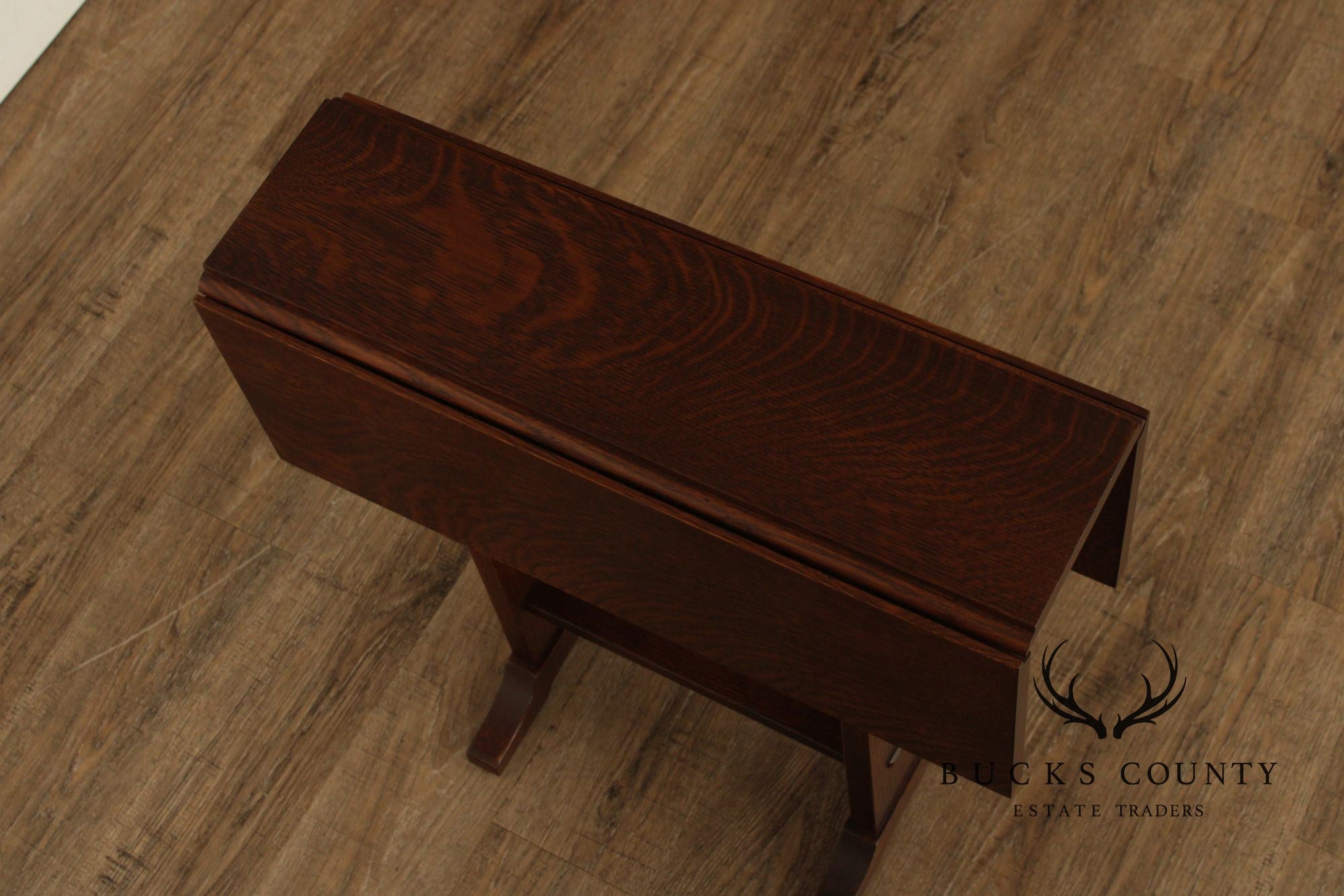 Stickley Mission Collection Oak Drop Leaf Side Table