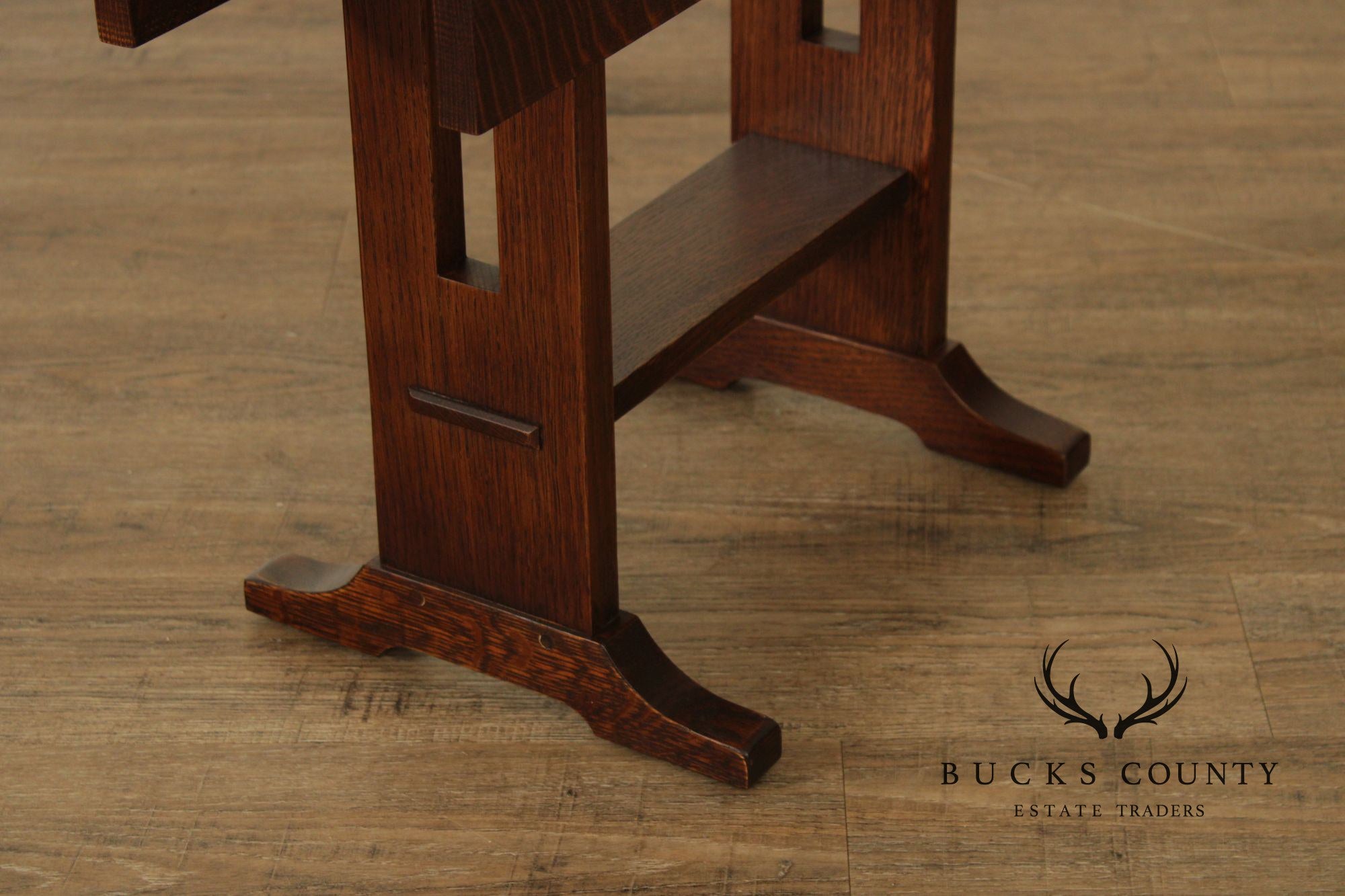 Stickley Mission Collection Oak Drop Leaf Side Table