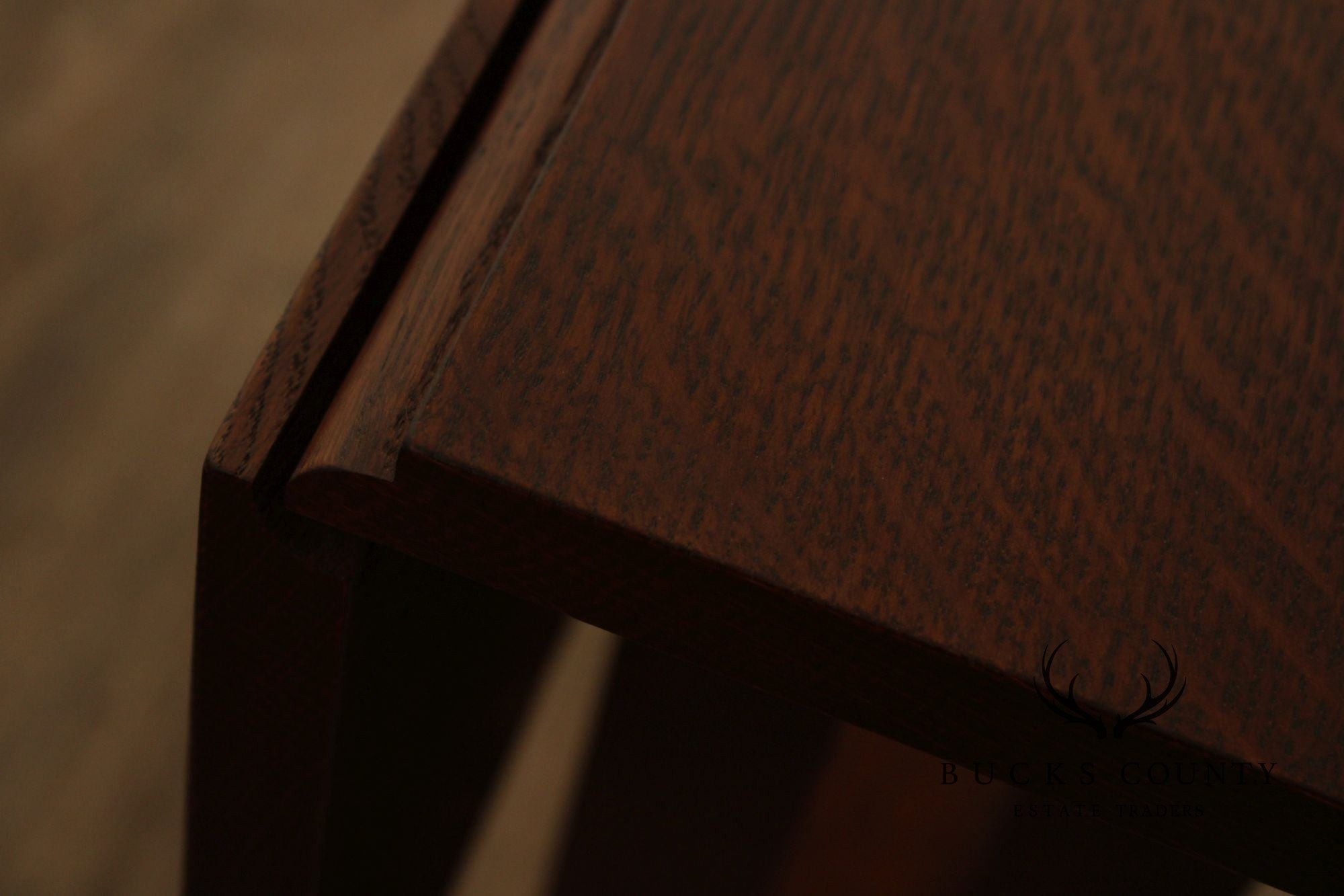 Stickley Mission Collection Oak Drop Leaf Side Table