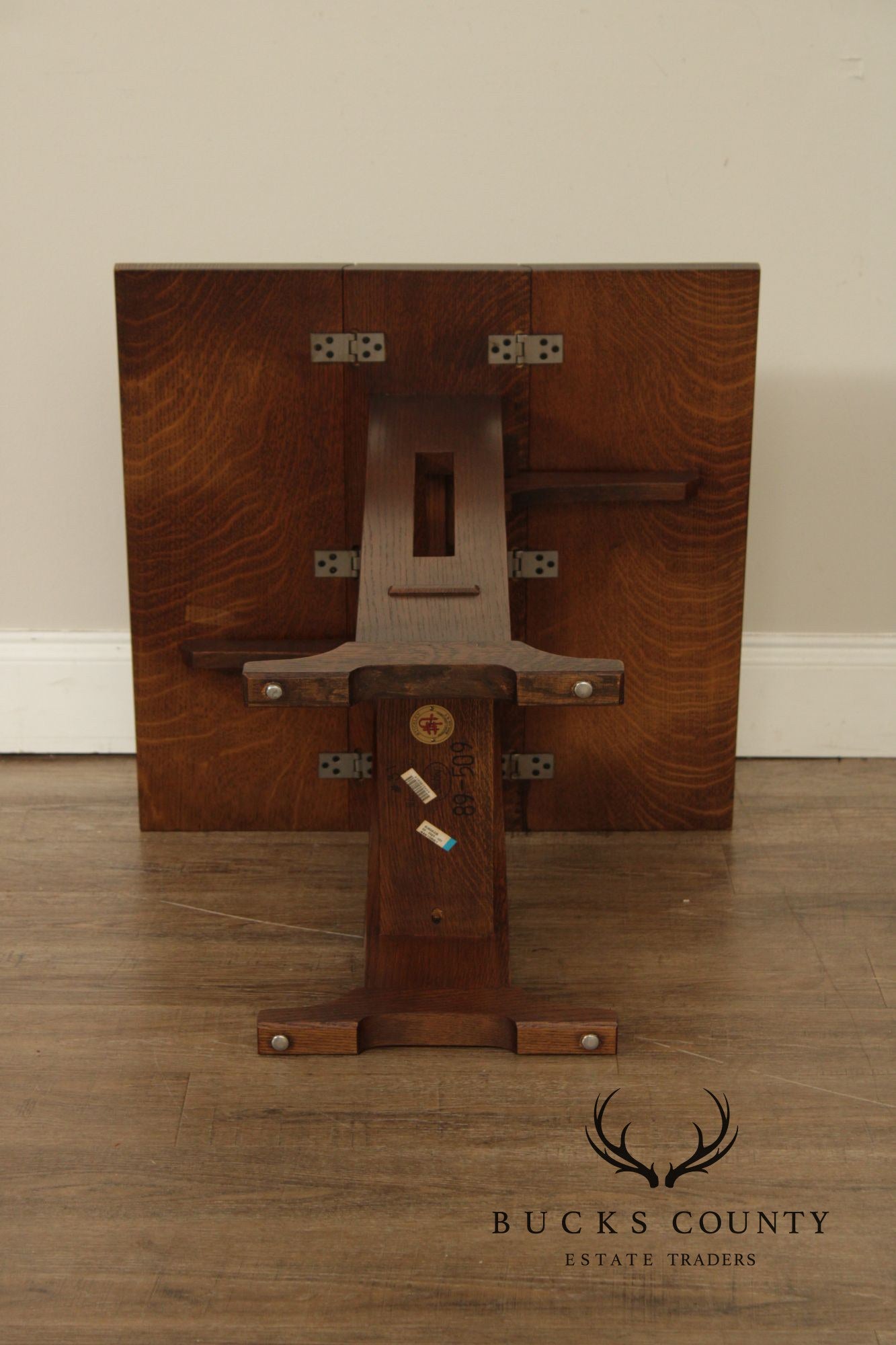 Stickley Mission Collection Oak Drop Leaf Side Table