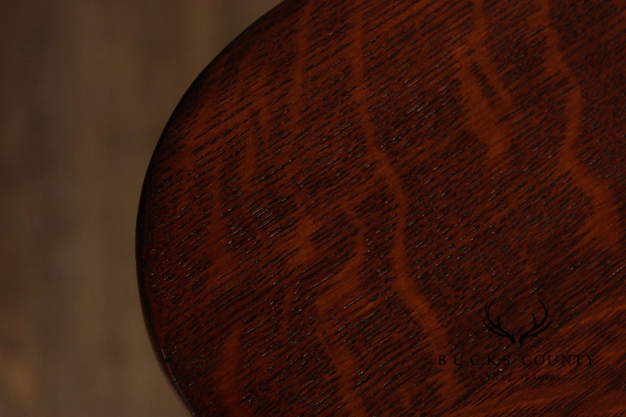 Imperial Grand Rapids Antique Mission Style Oak Library Table Desk