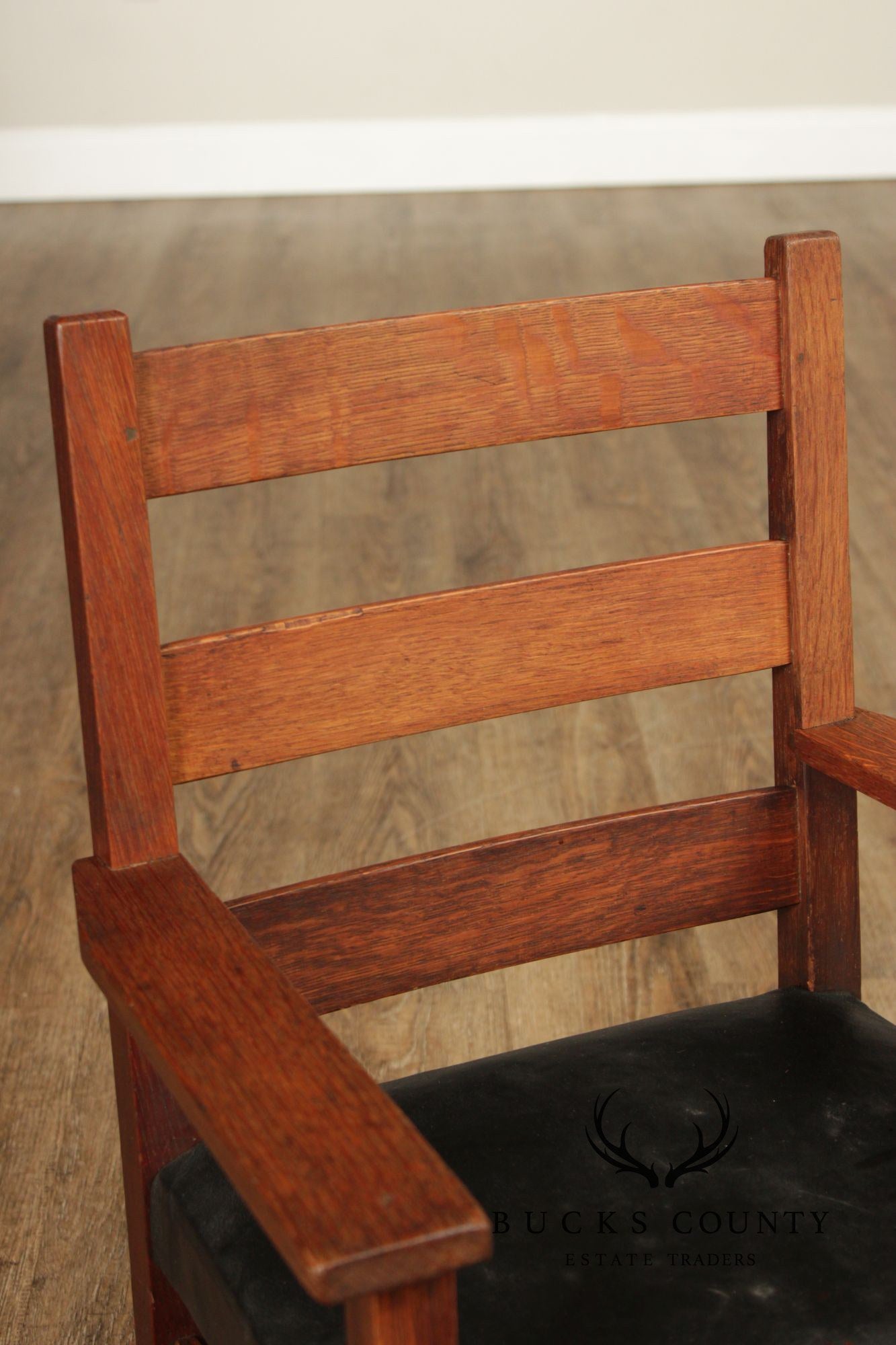 Antique Gustav Stickley Mission Oak Child Armchair