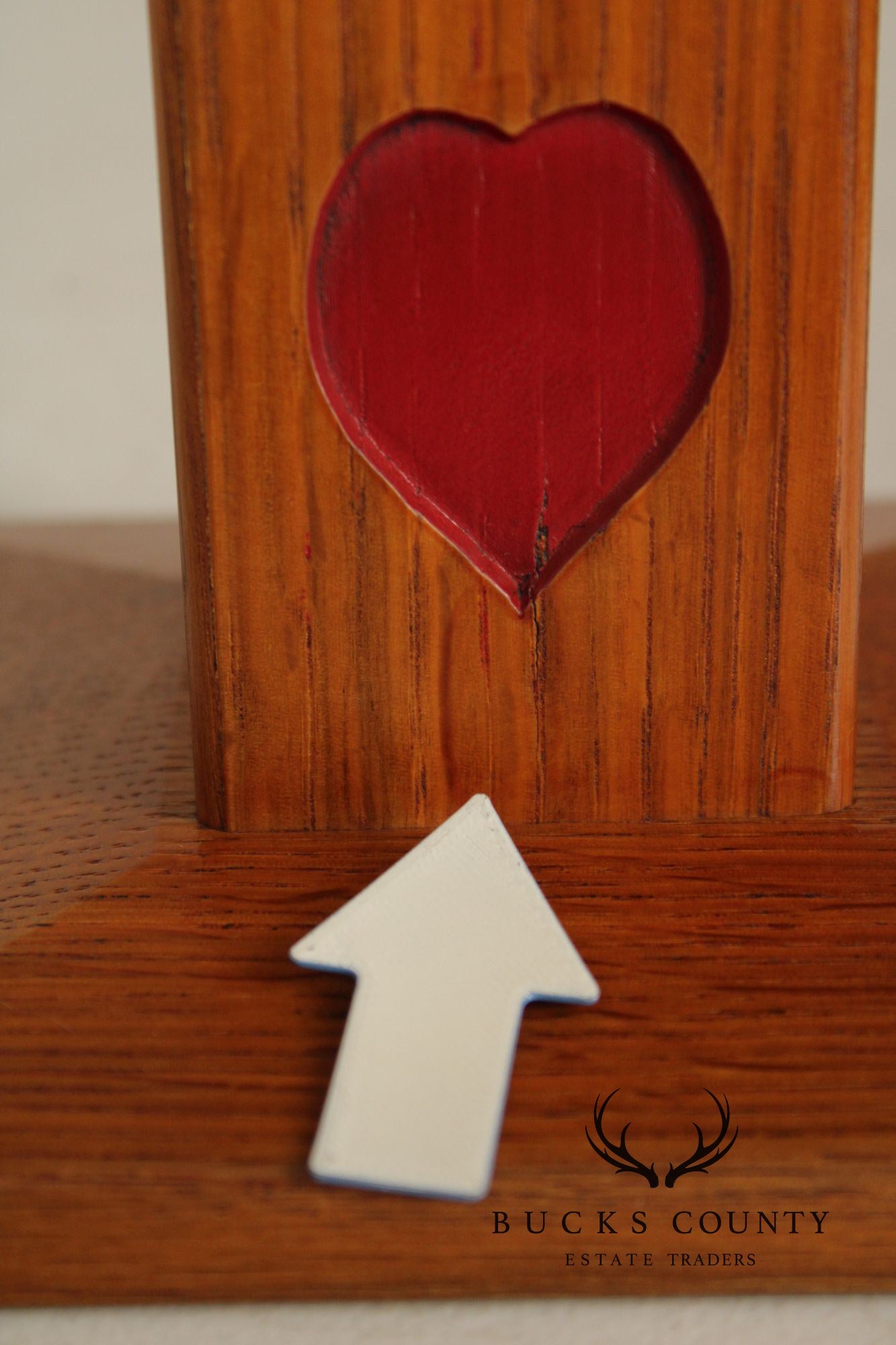 Mission Guild Studio Arts & Crafts Style Oak Candle Holder