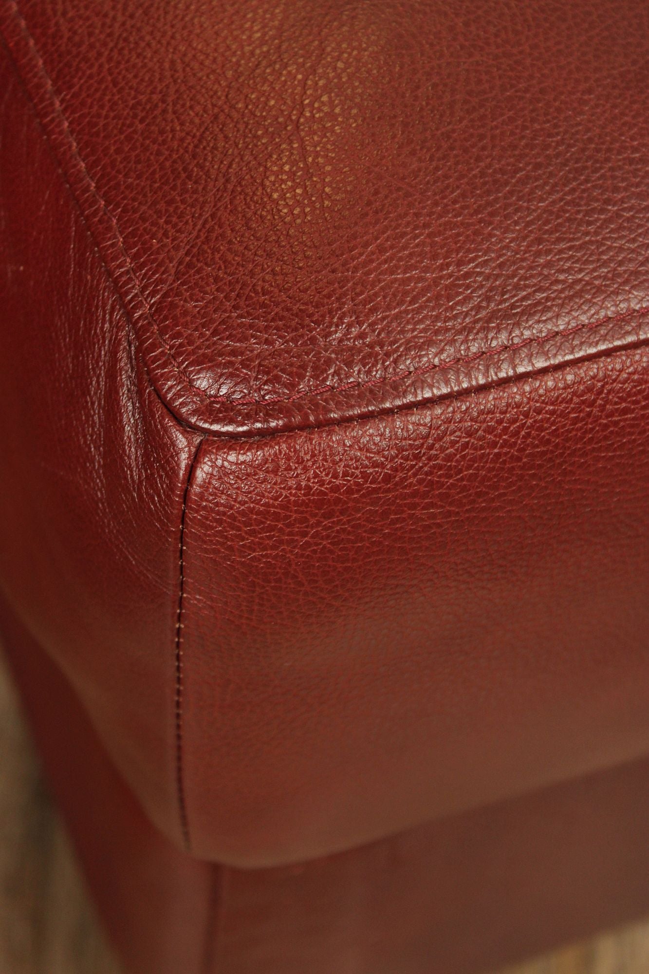 Chateau D'Ax Leather Ottoman