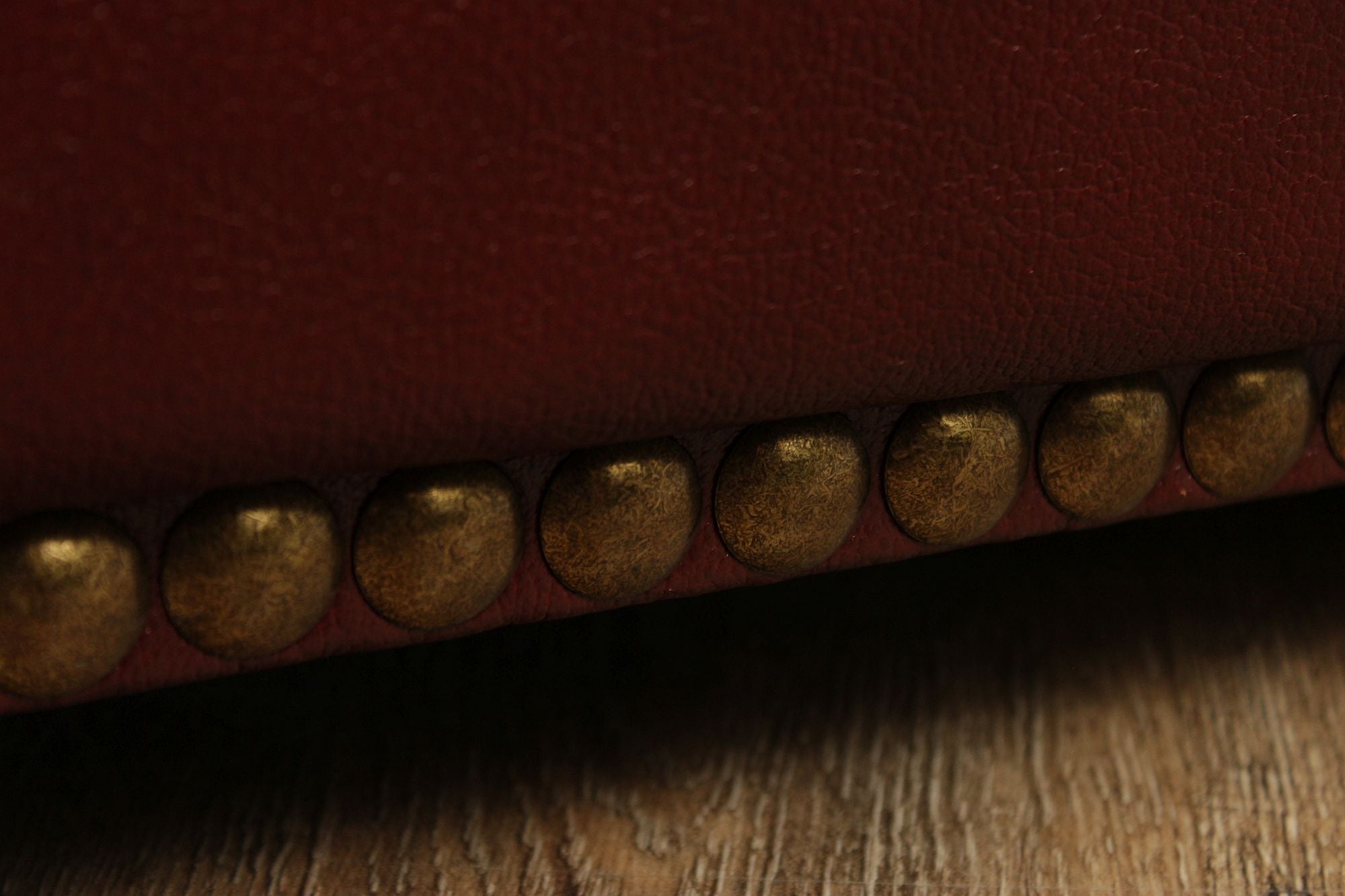 Chateau D'Ax Leather Ottoman