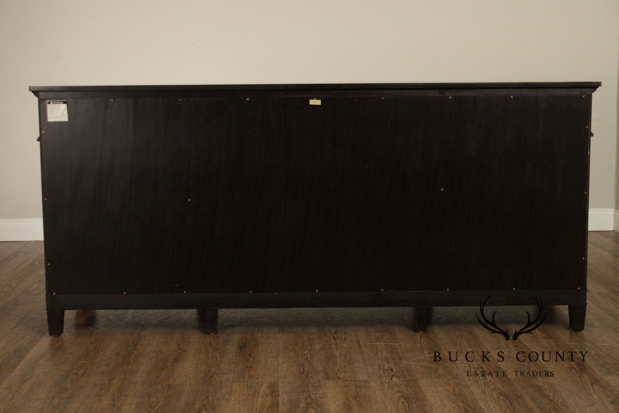 Maitland Smith Mahogany & Partial Gilt Regency Style Sideboard