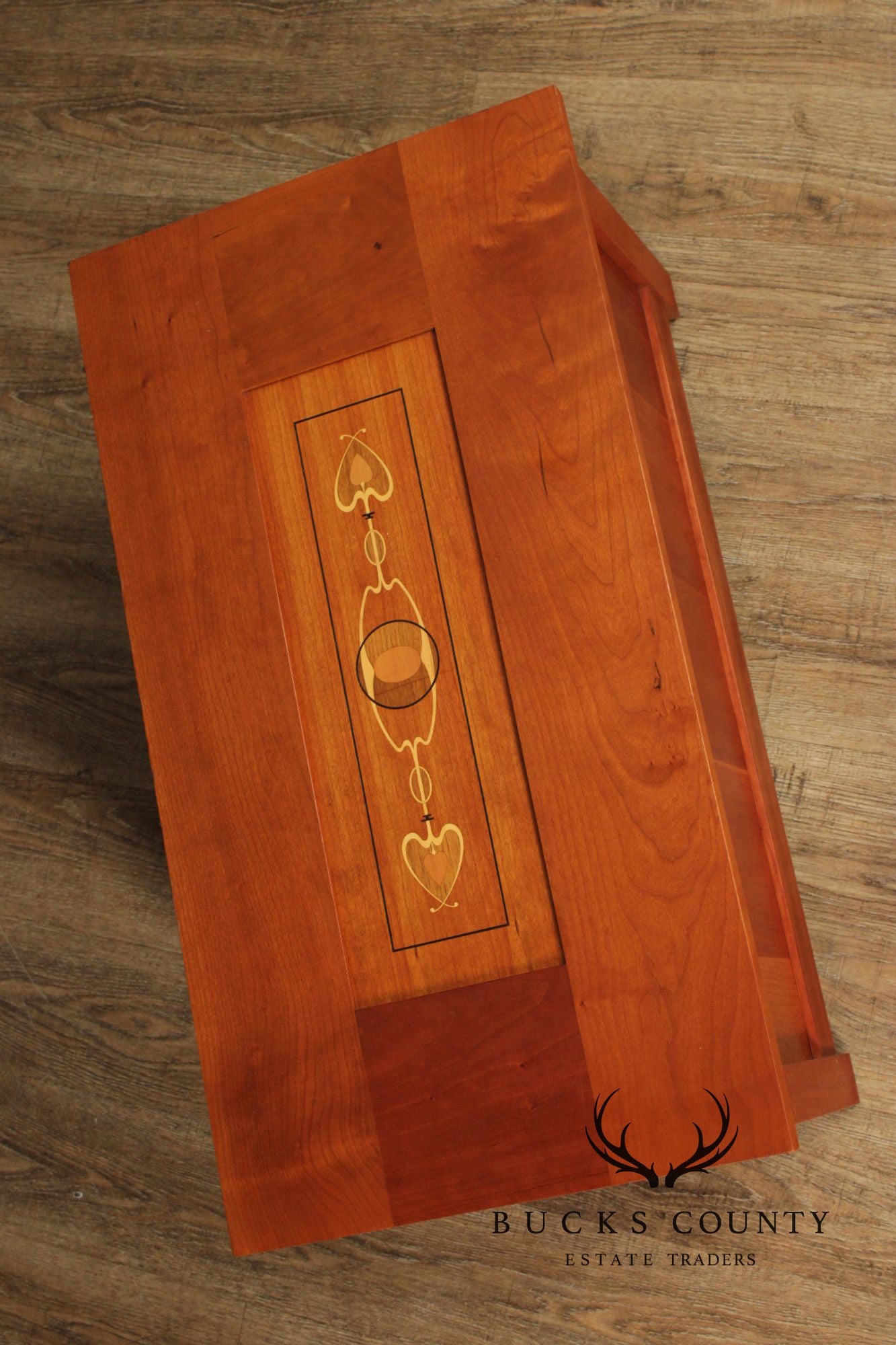 Stickley Mission Collection Harvey Ellis Inlaid Cherry Blanket Chest