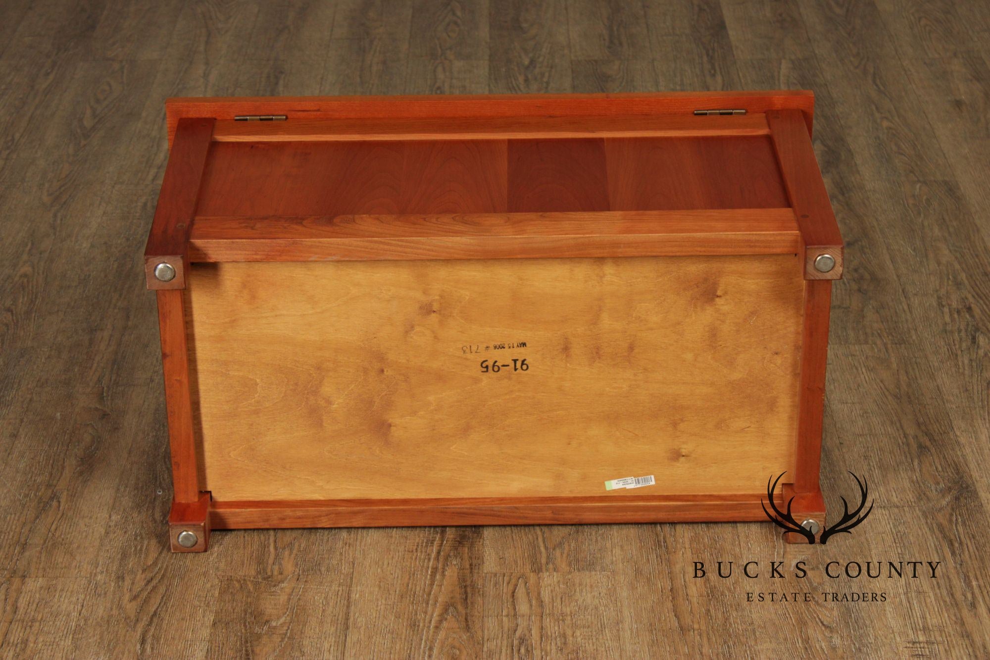 Stickley Mission Collection Harvey Ellis Inlaid Cherry Blanket Chest