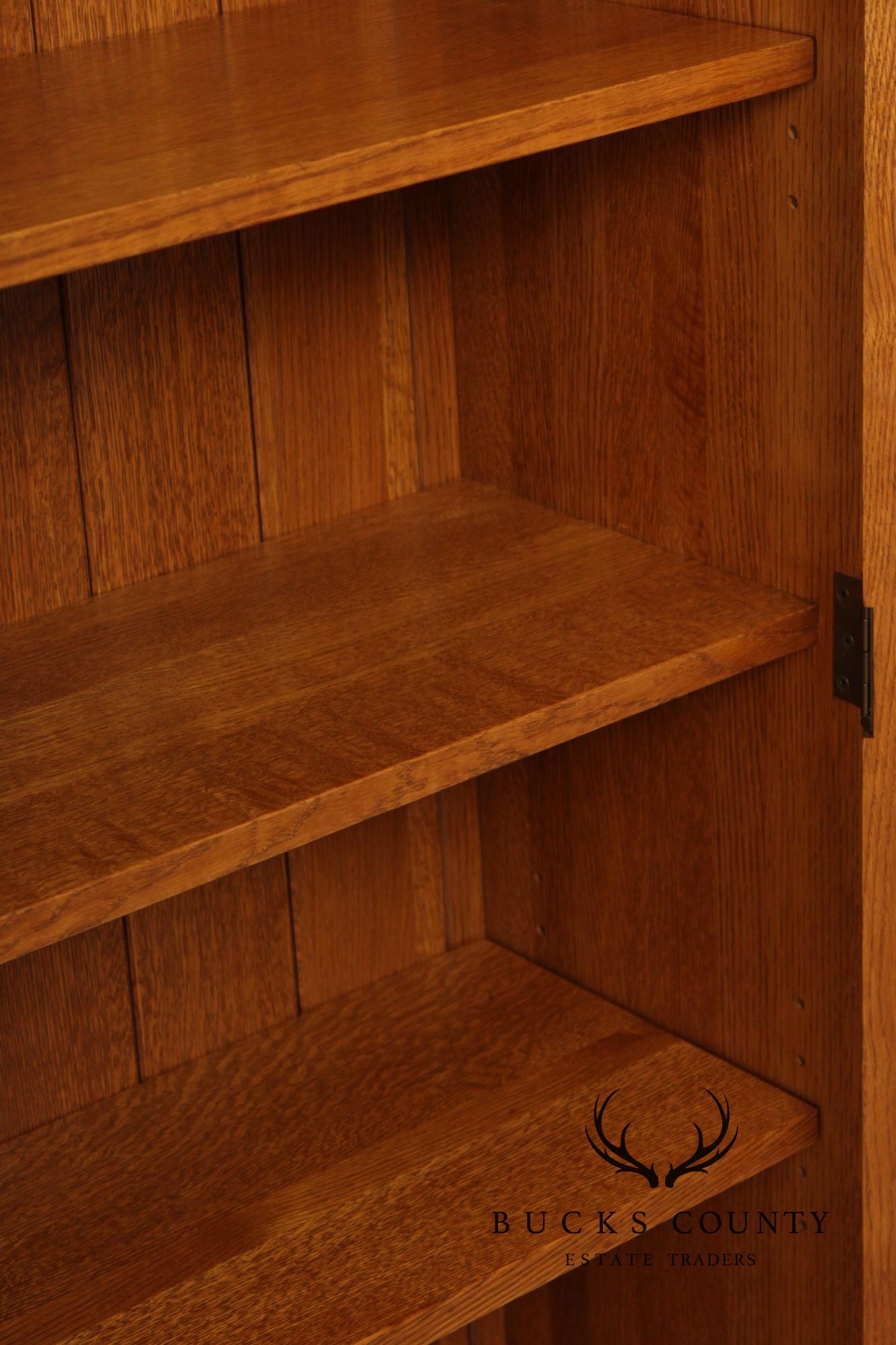 STICKLEY MISSION COLLECTION OAK THREE DOOR BOOKCASE