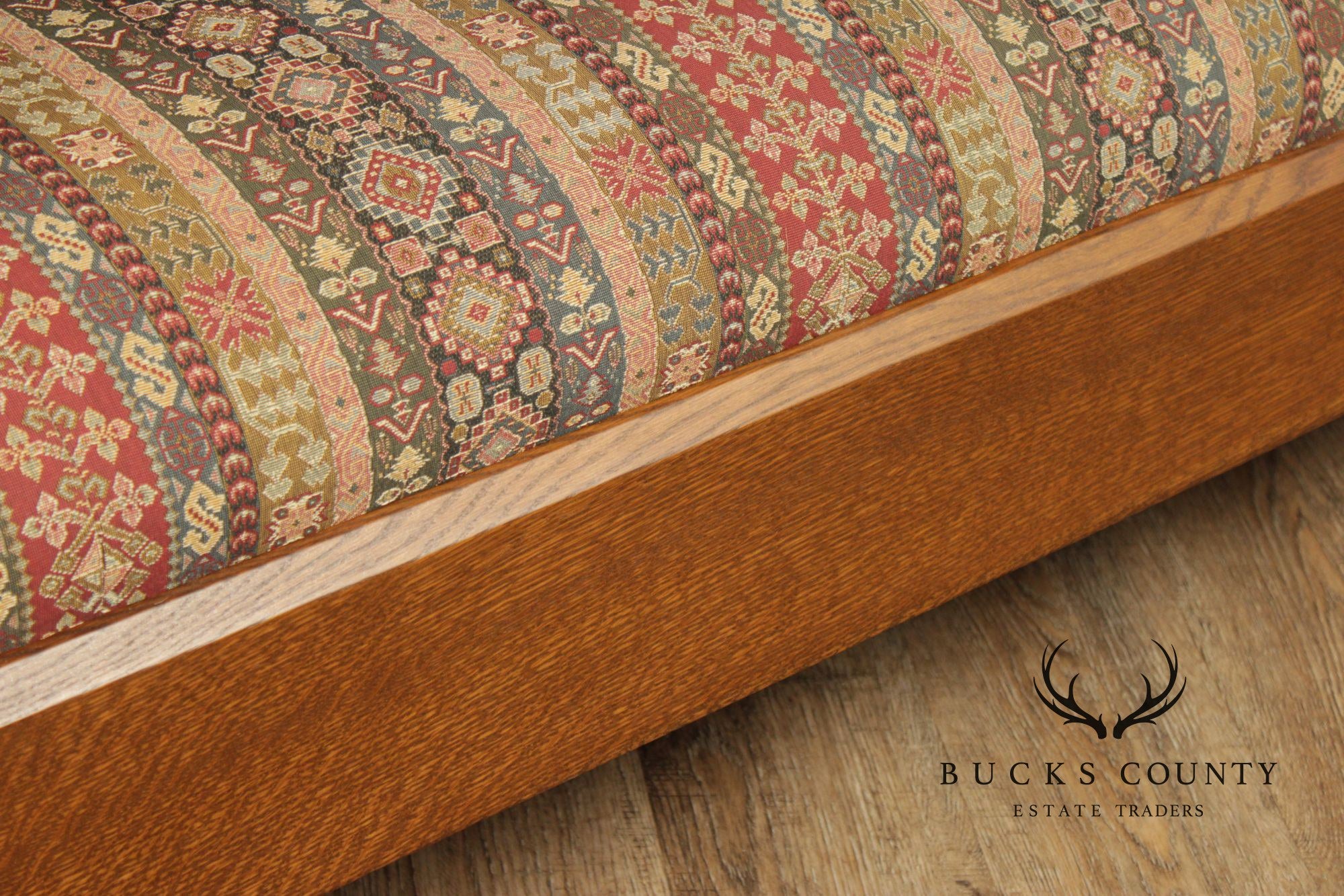 Stickley Mission Collection Oak Prairie Settle