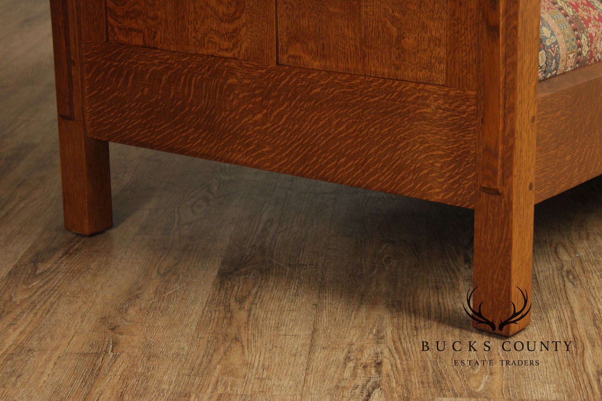 Stickley Mission Collection Oak Prairie Settle