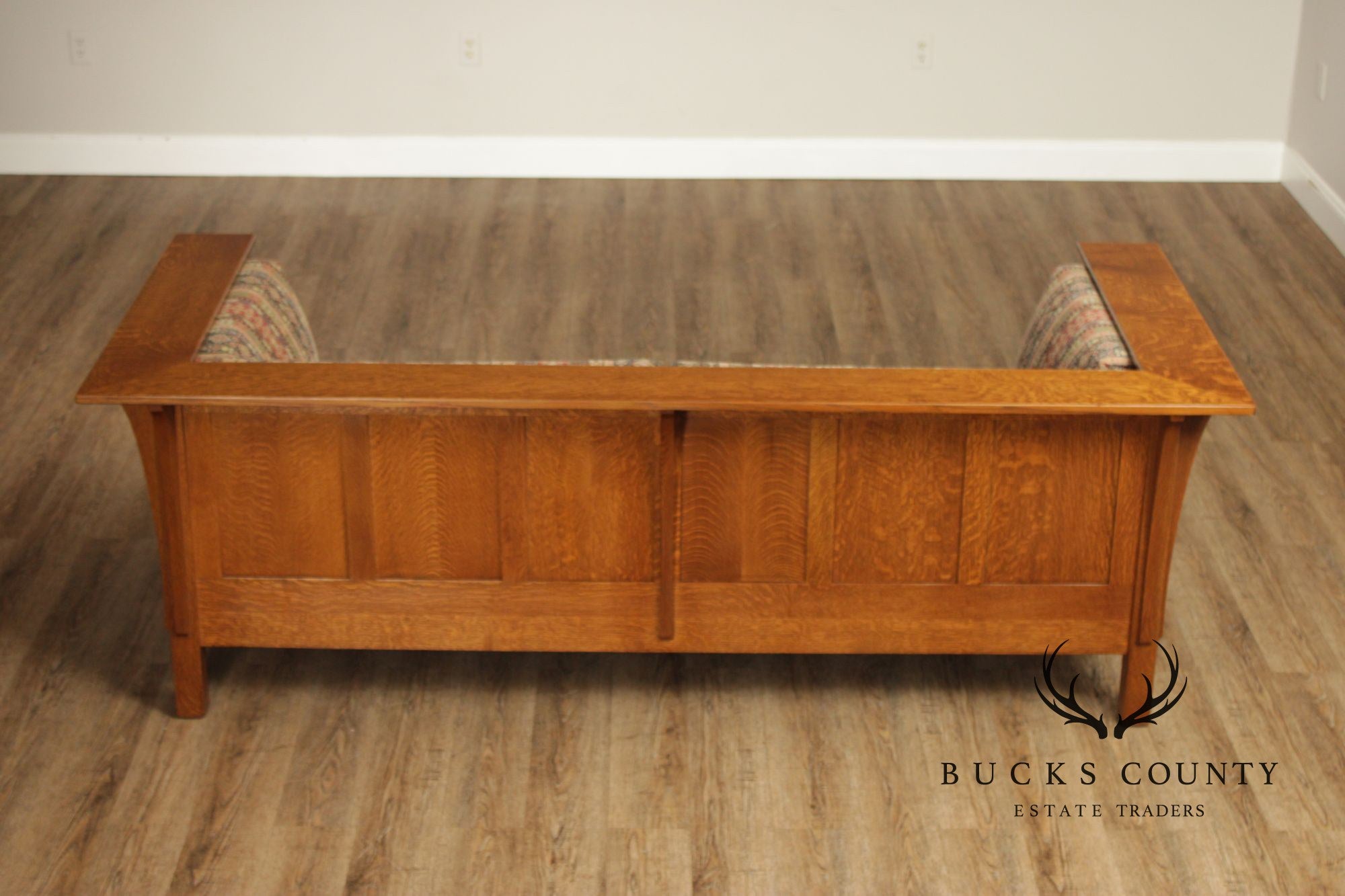 Stickley Mission Collection Oak Prairie Settle