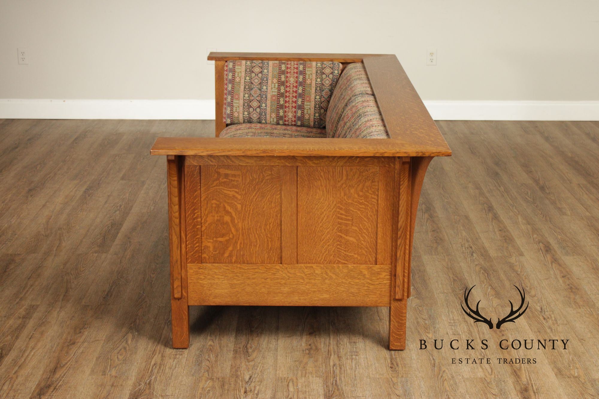 Stickley Mission Collection Oak Prairie Settle