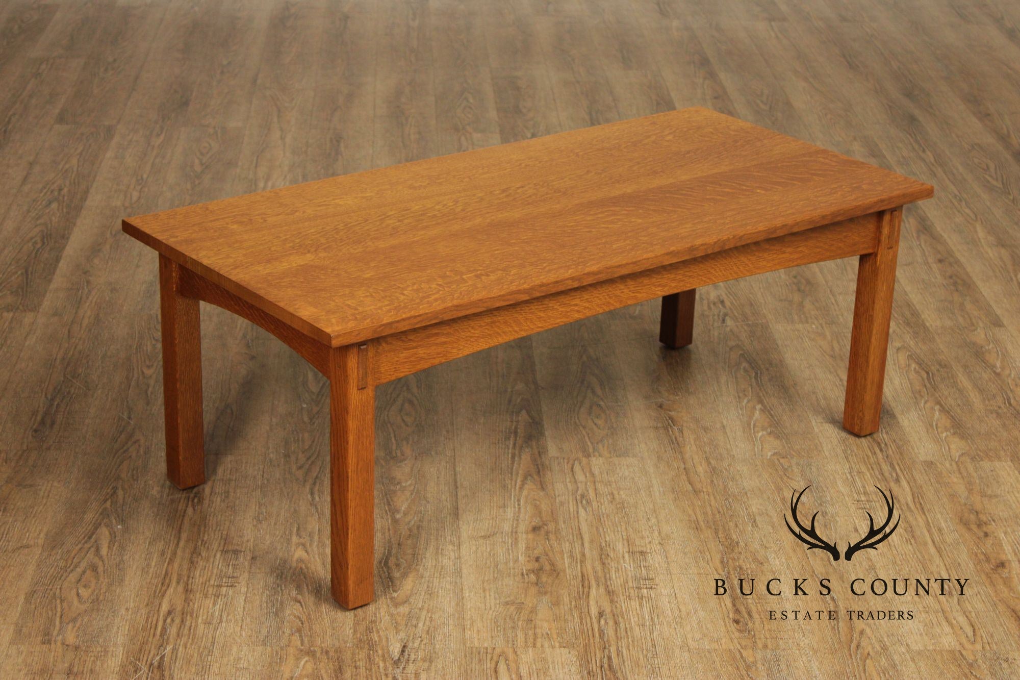 Stickley Mission Collection Oak Cocktail Table